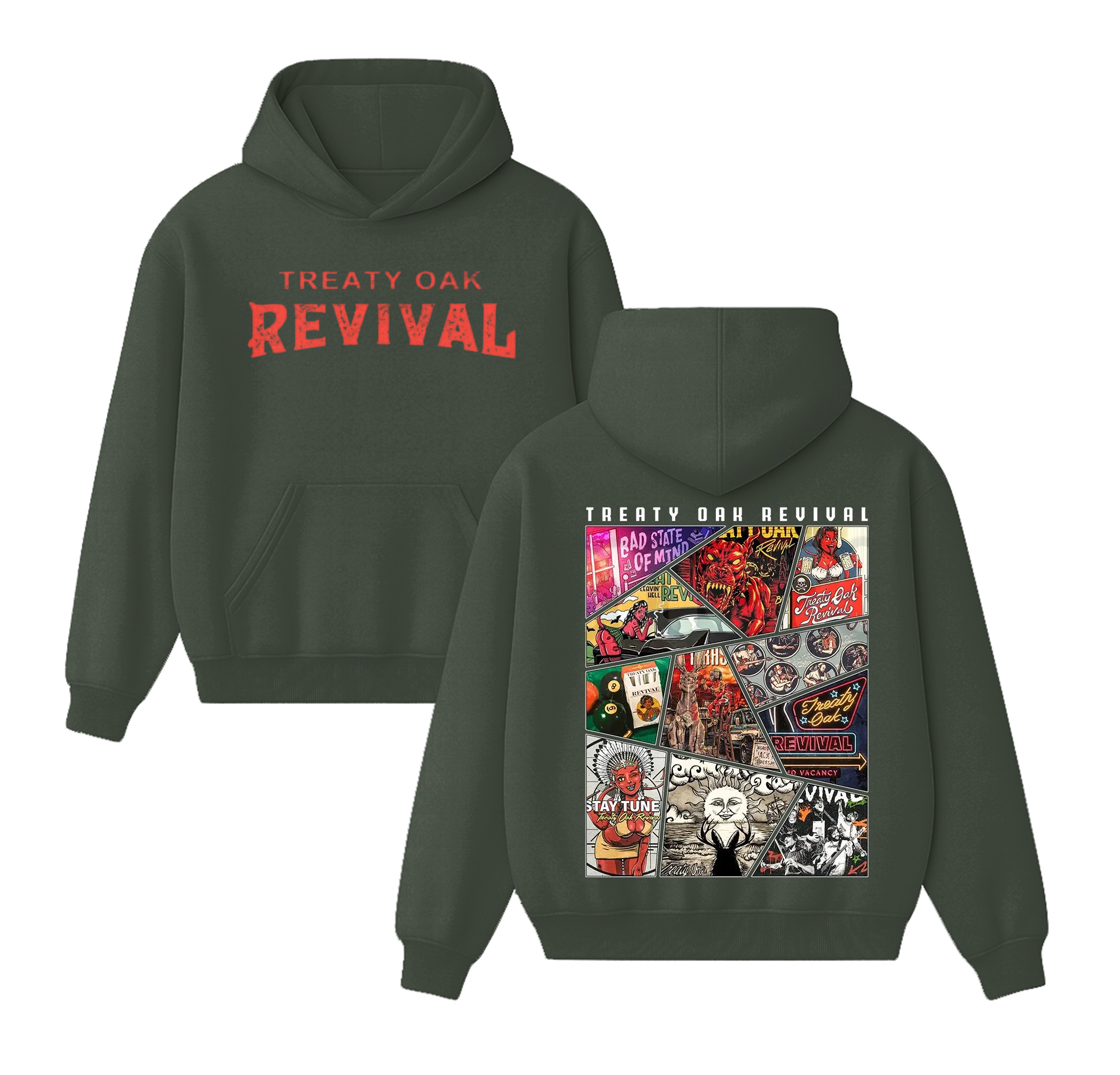 Treaty Oak Revival Alum Unisex Cotton Hoodie