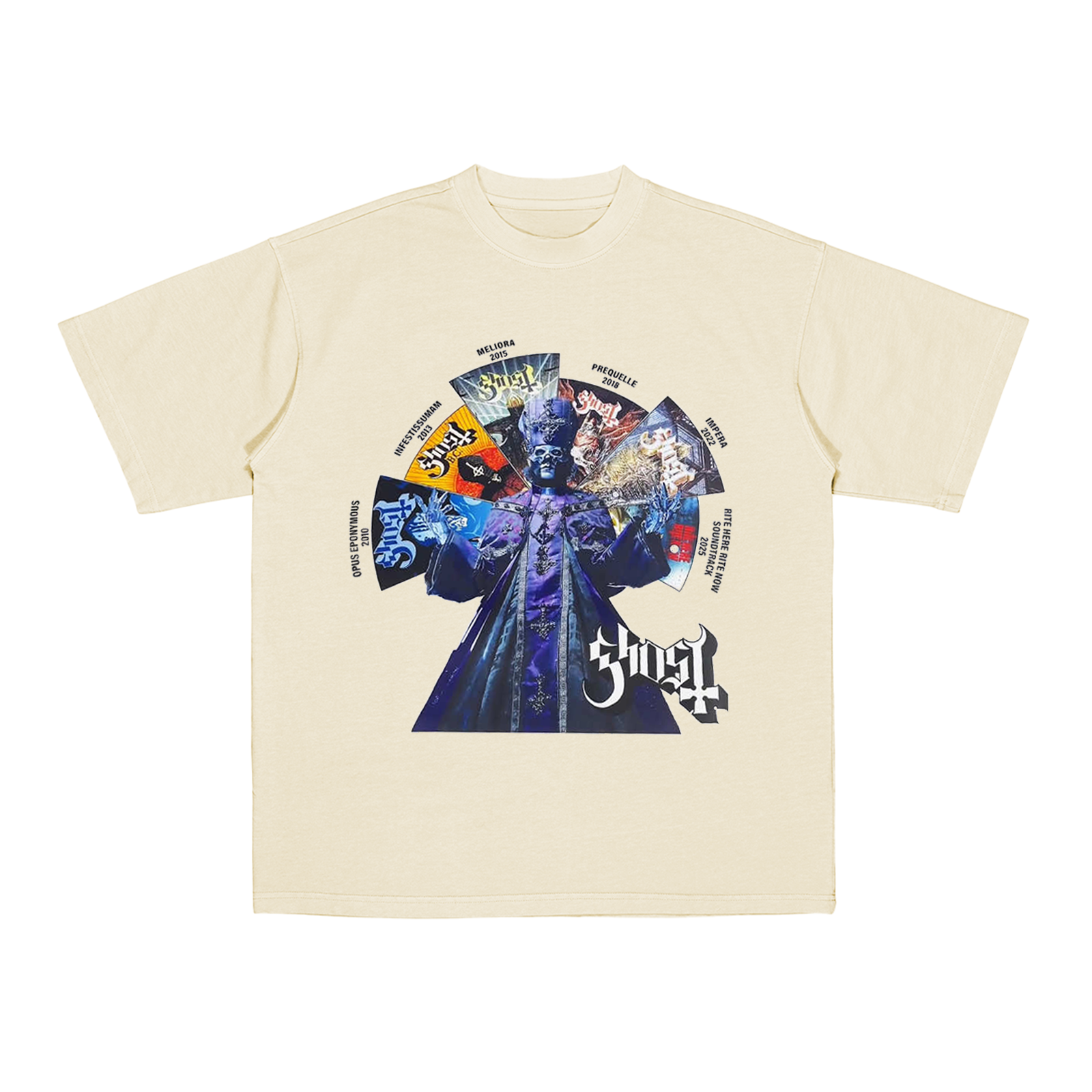 Ghost Band Cotton Unisex T-shirt