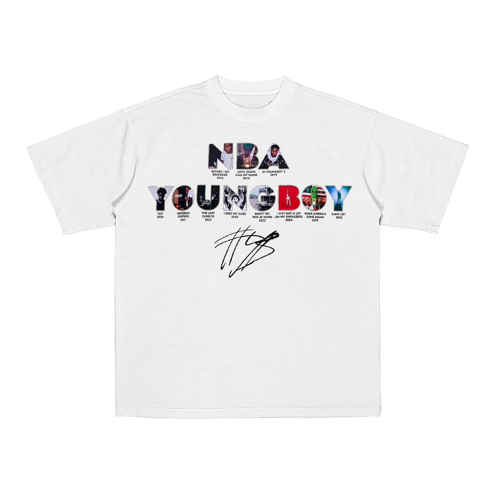 NBA Youngboy Signature Album Cotton Unisex T-shirt