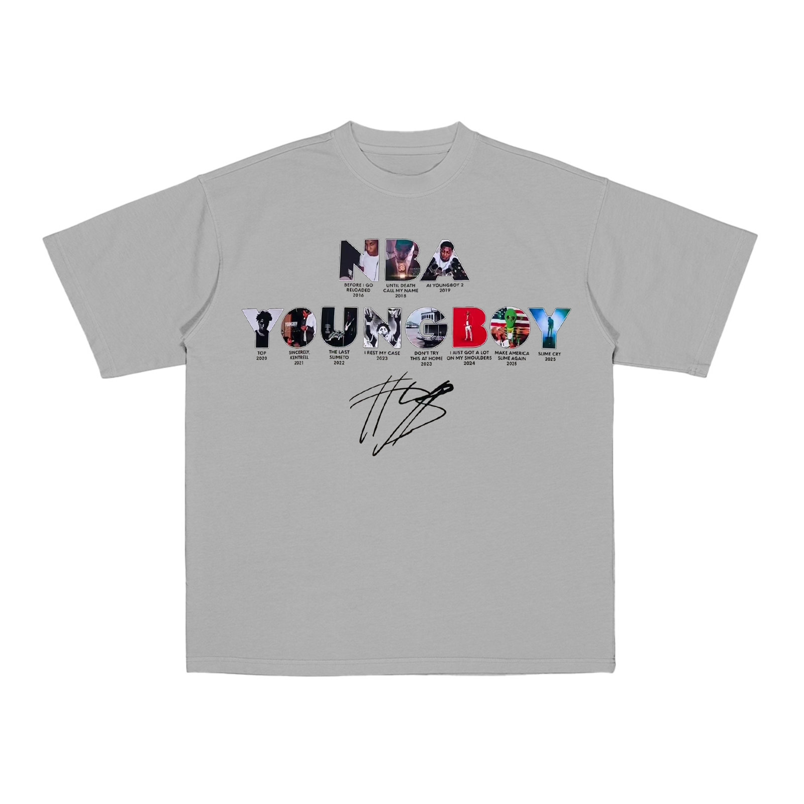 NBA Youngboy Signature Album Cotton Unisex T-shirt