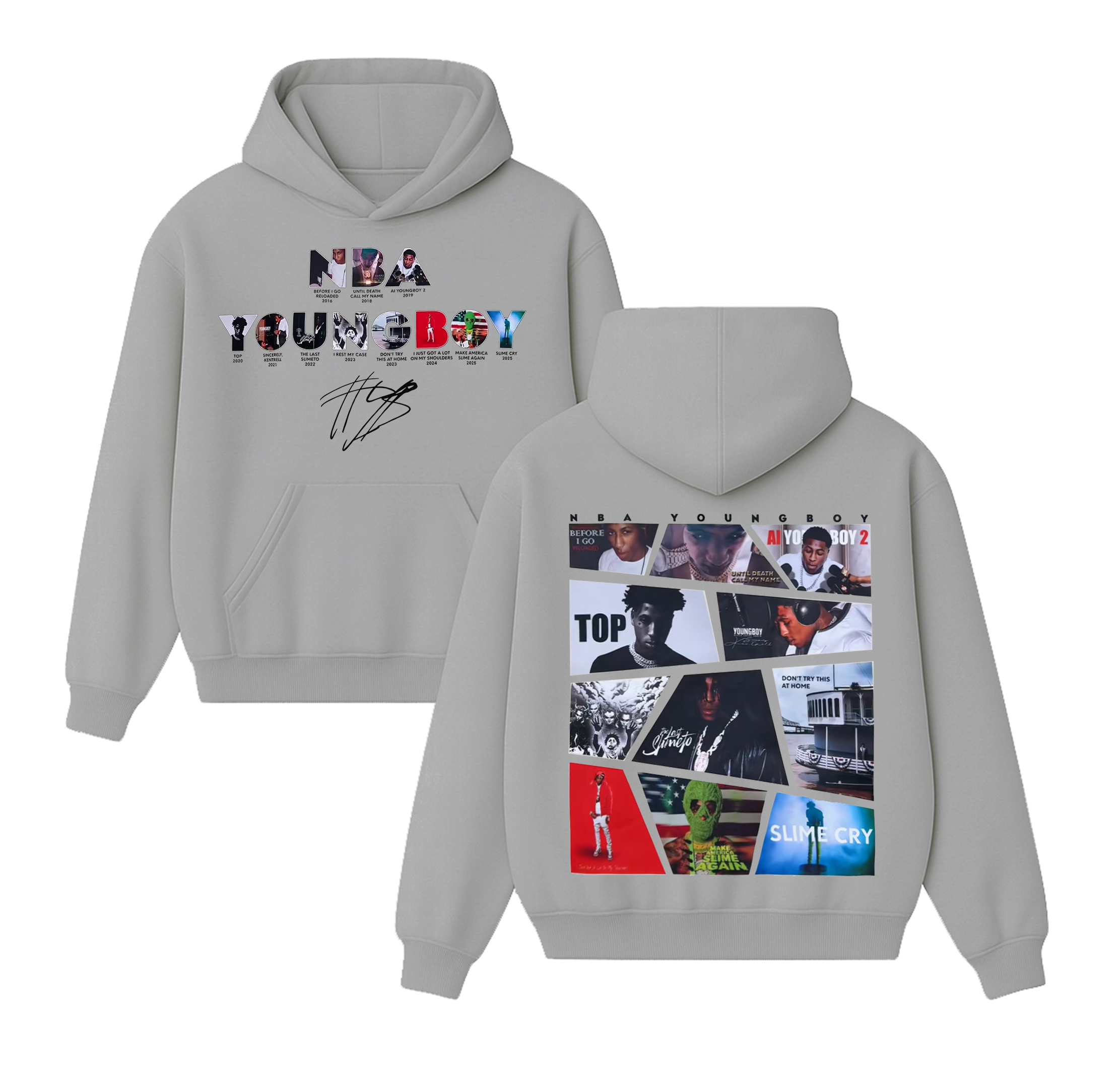 NBA Youngboy Signature Album Unisex Cotton Hoodie