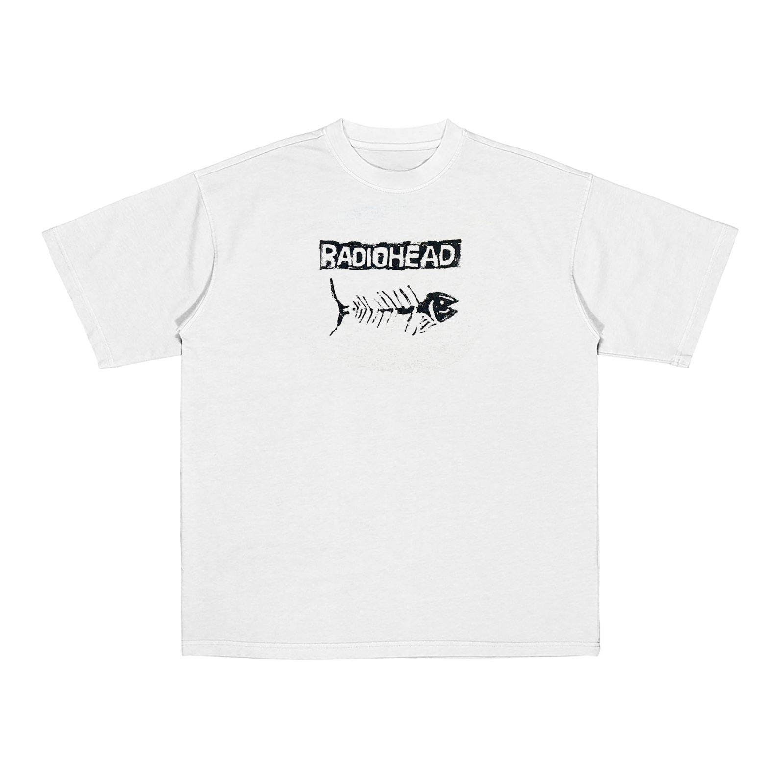 Radiohead Fish Skeleton Cotton Unisex T-shirt