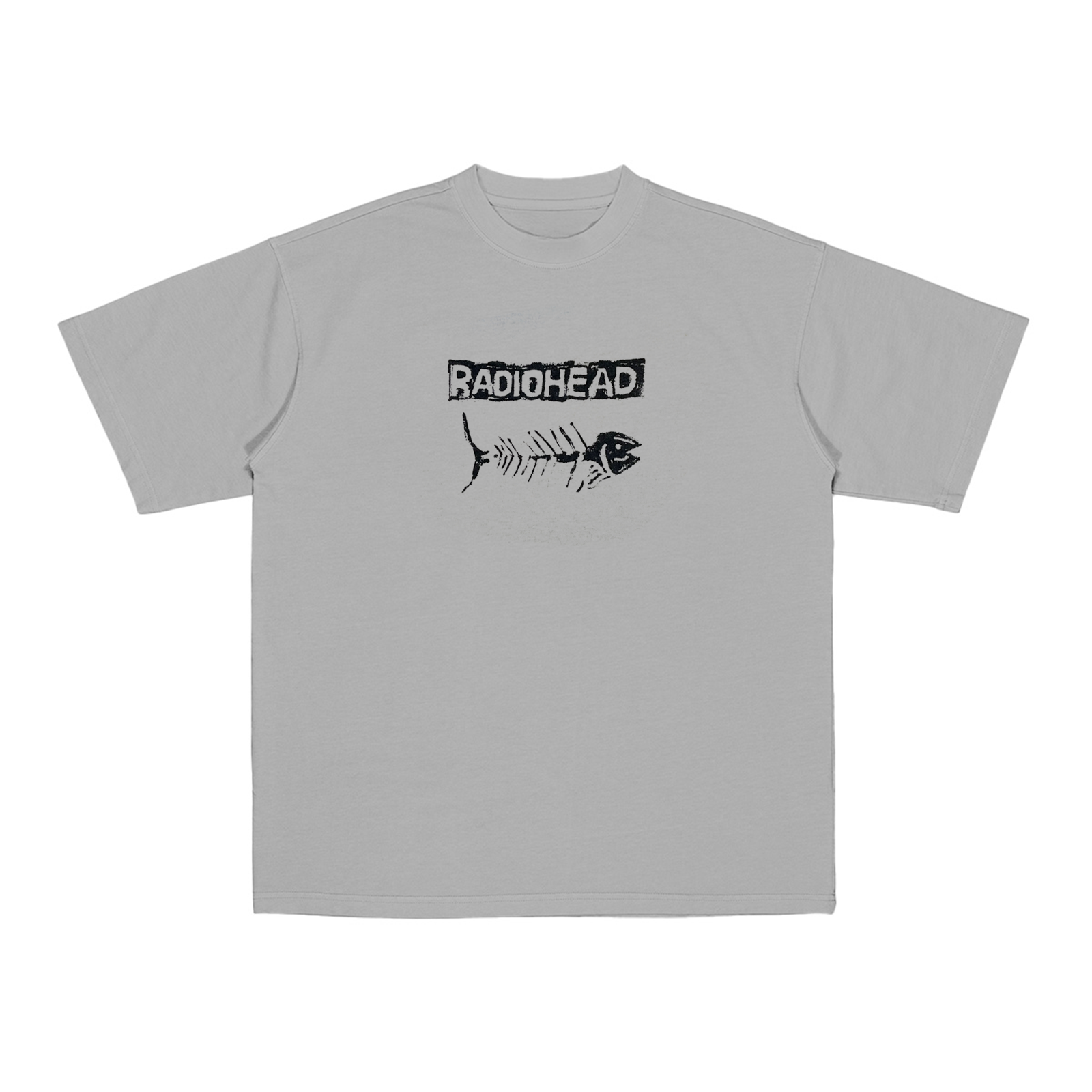 Radiohead Fish Skeleton Cotton Unisex T-shirt