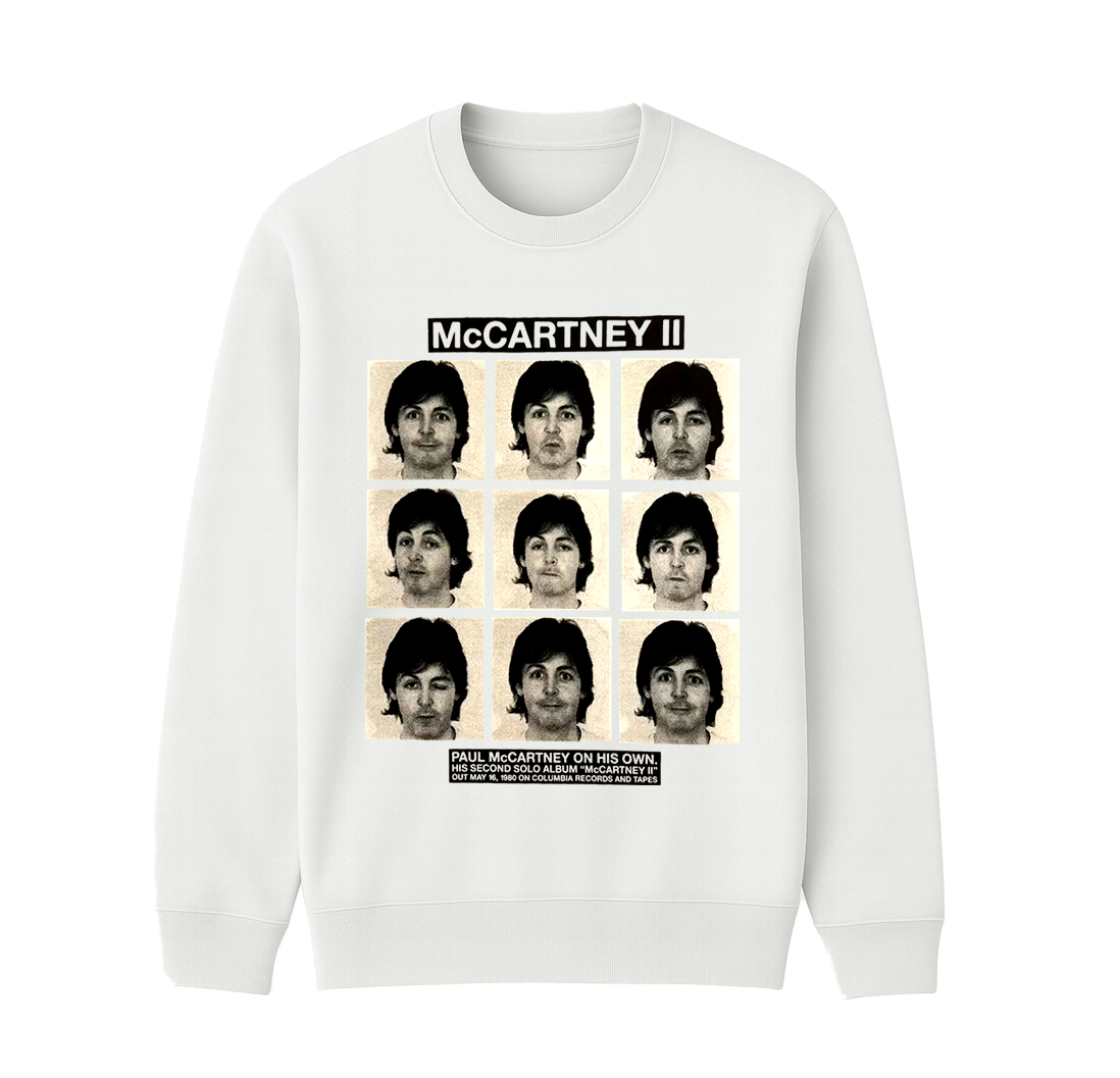 Paul McCartney  Unisex Cotton Creneck Sweatshirt