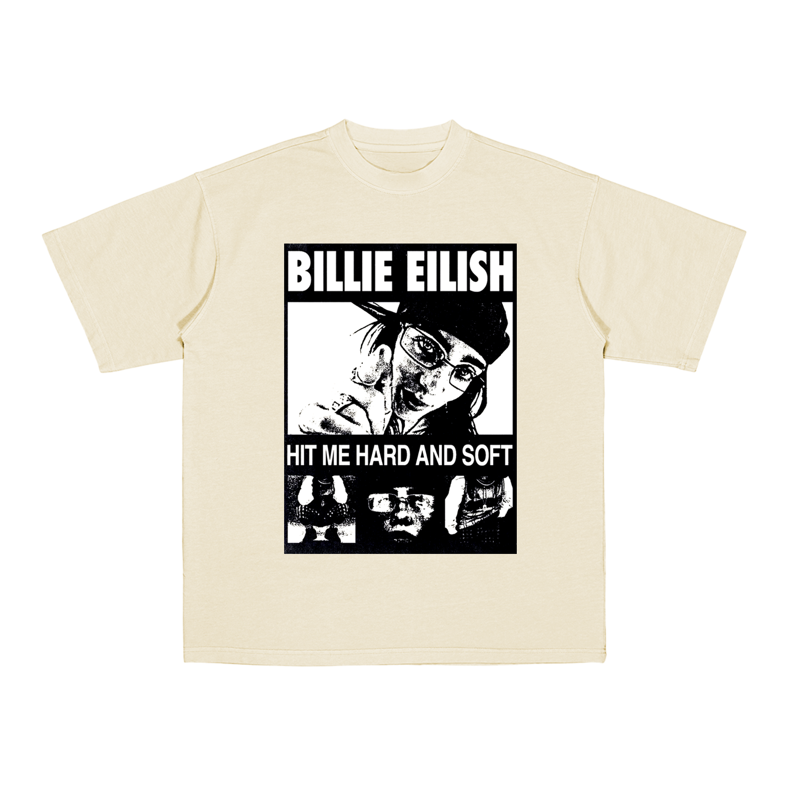 Billie Eilish-Hit Me Hard And Soft  Cotton Unisex T-shirt