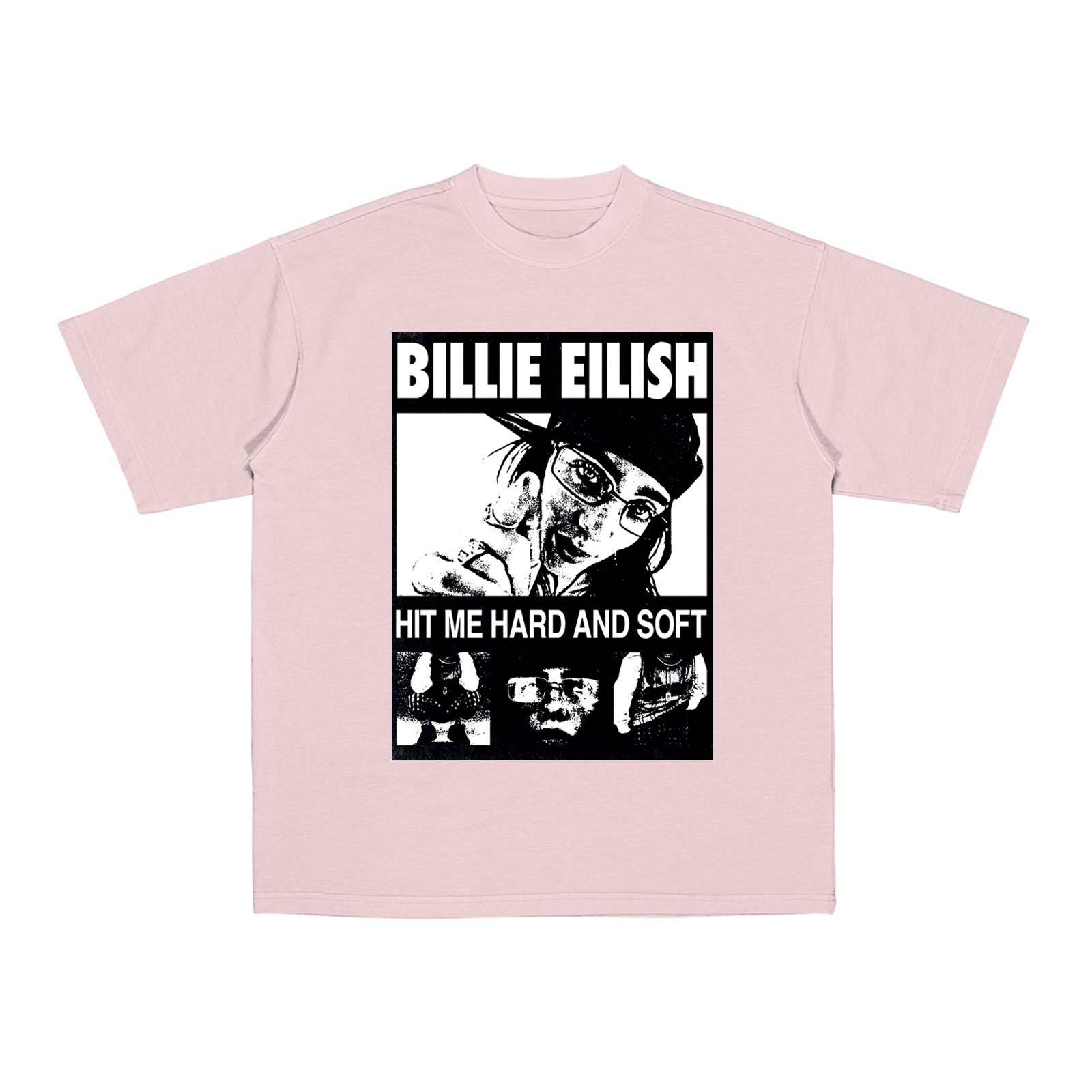 Billie Eilish-Hit Me Hard And Soft  Cotton Unisex T-shirt