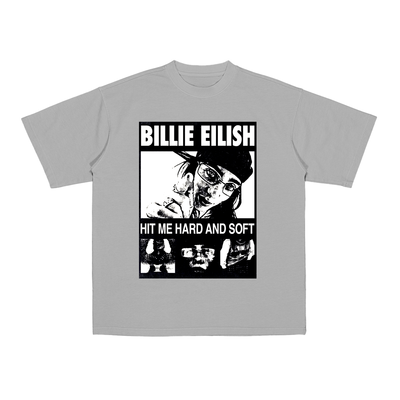 Billie Eilish-Hit Me Hard And Soft  Cotton Unisex T-shirt