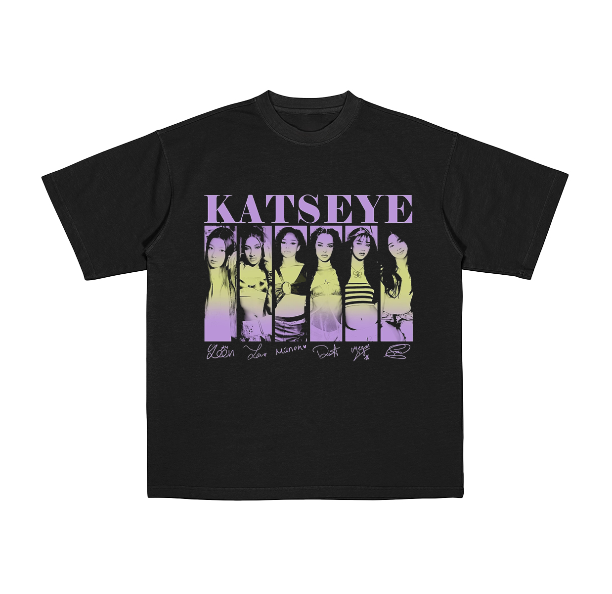 Vintage Katseye The Beautiful Chaos Tour Cotton Unisex T-shirt