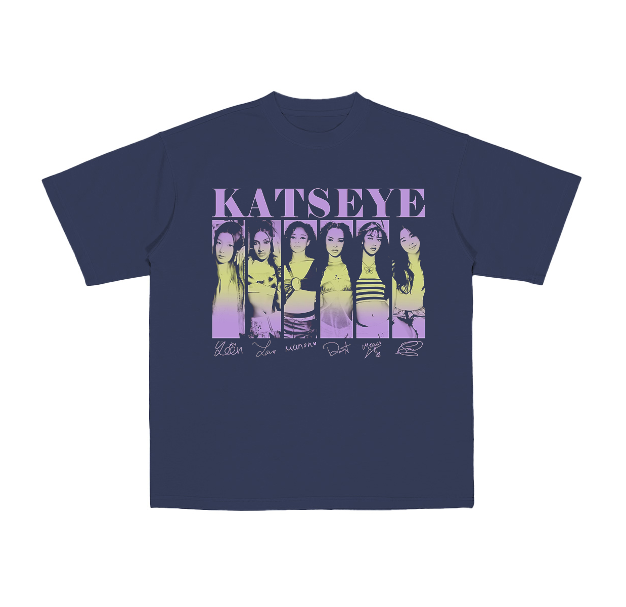 Vintage Katseye The Beautiful Chaos Tour Cotton Unisex T-shirt