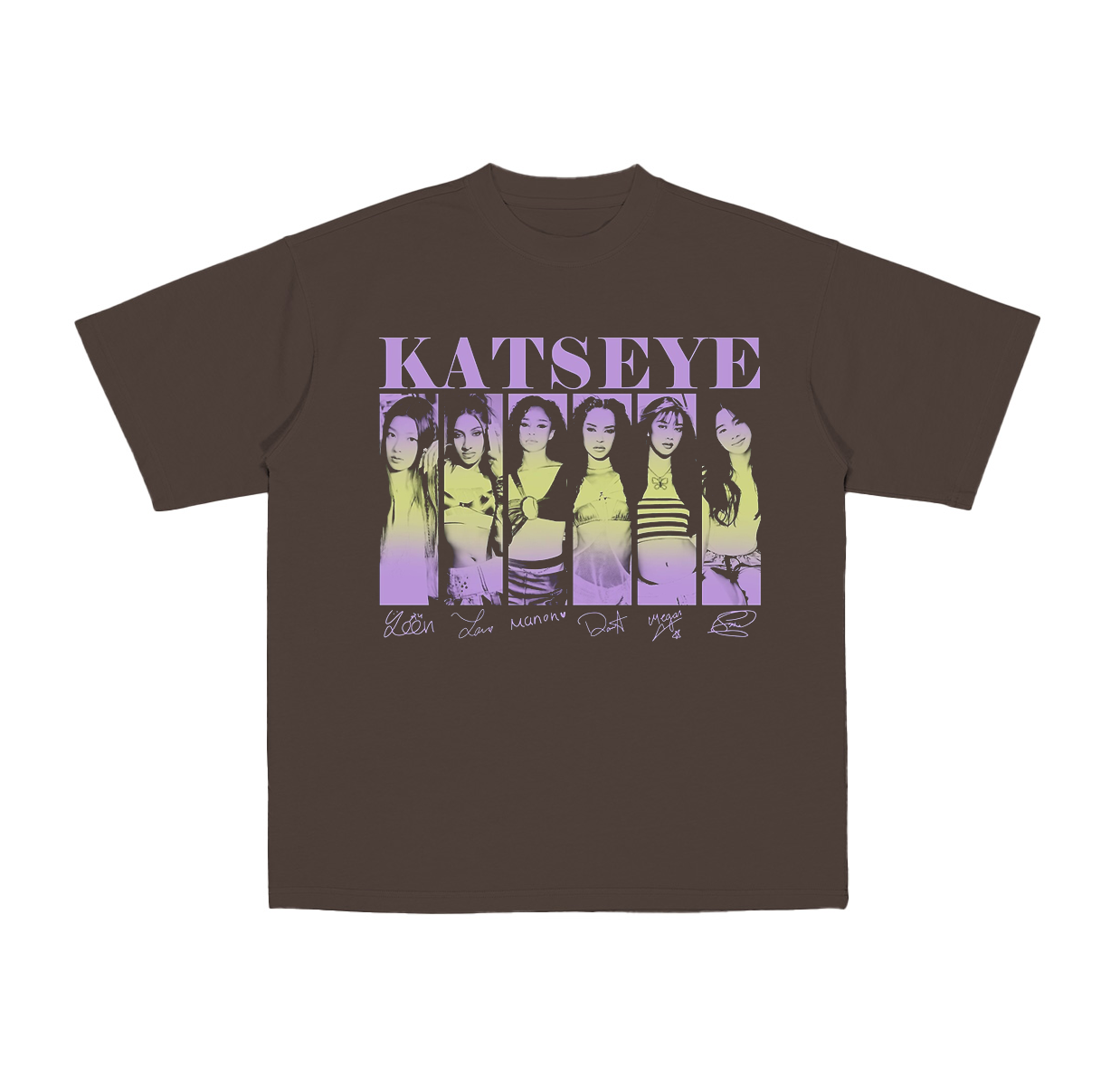 Vintage Katseye The Beautiful Chaos Tour Cotton Unisex T-shirt