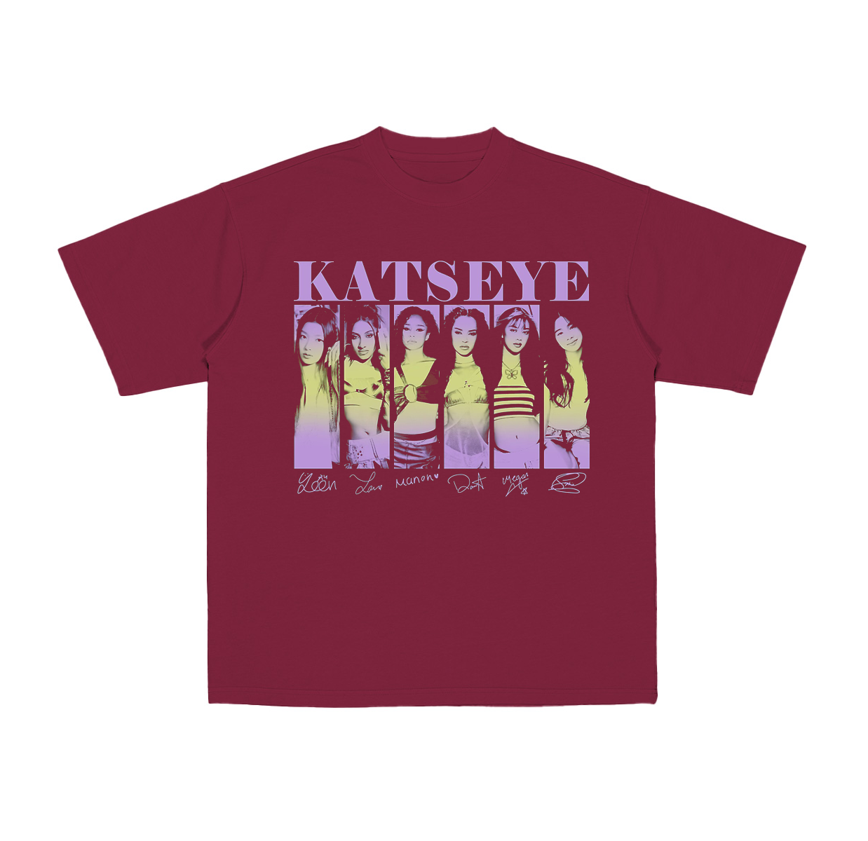 Vintage Katseye The Beautiful Chaos Tour Cotton Unisex T-shirt