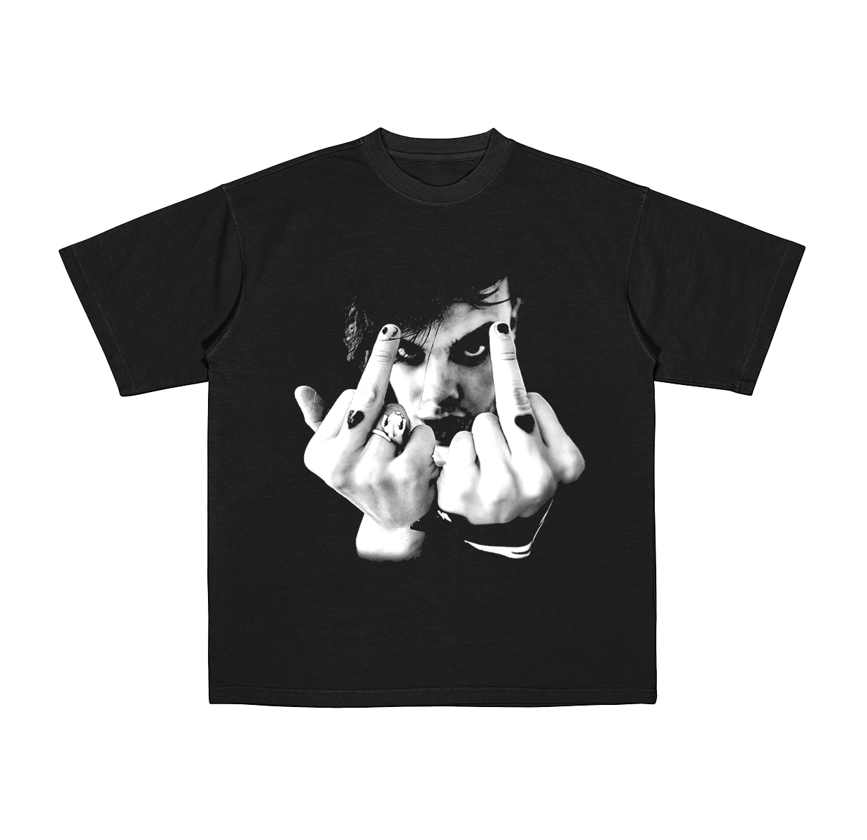 Yung.blud Middle Finger  Cotton Unisex T-shirt