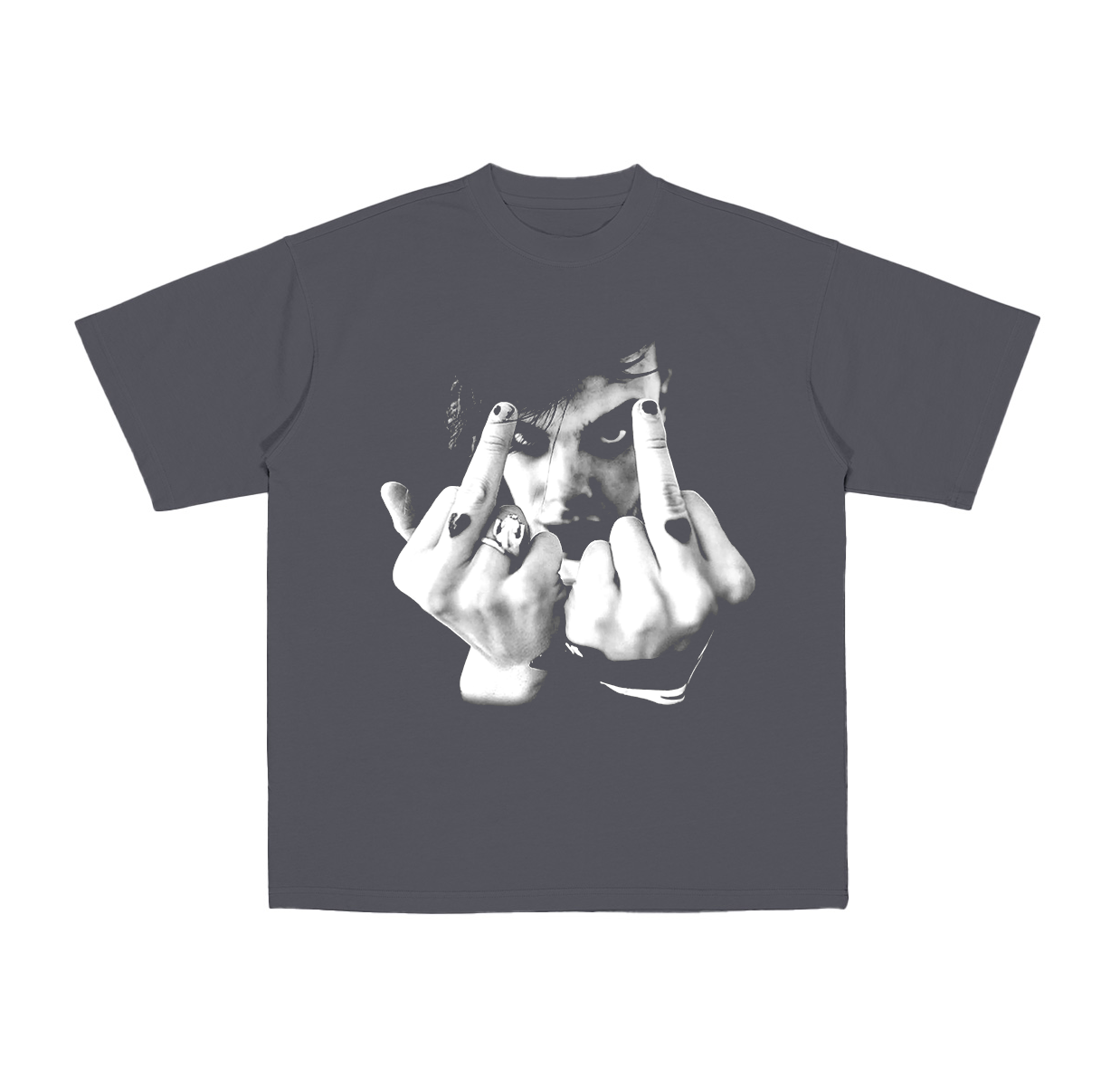 Yung.blud Middle Finger  Cotton Unisex T-shirt
