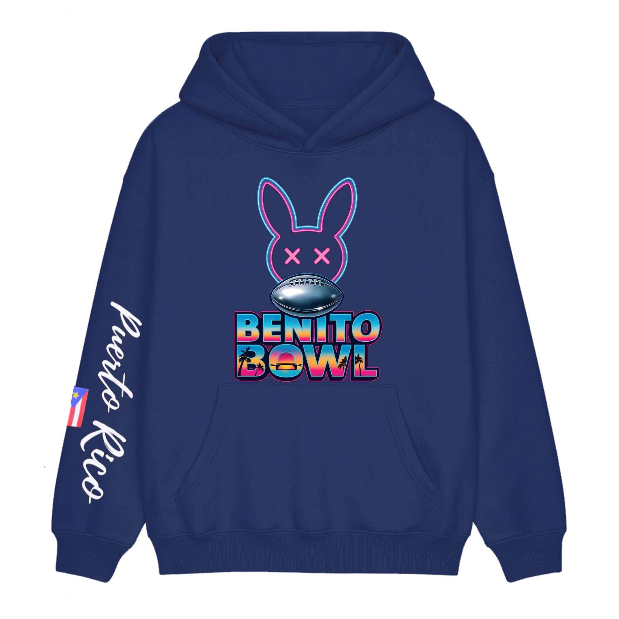 Benito Super Bowl Baseball Unisex Cotton Hoodie