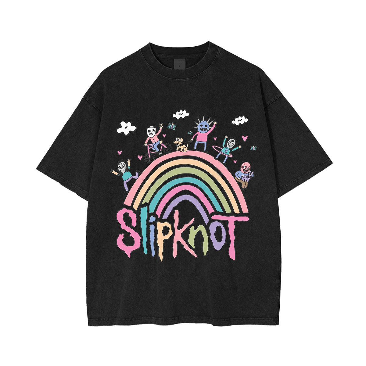 Cute Funny Slipknot  Washed Unisex T-Shirt