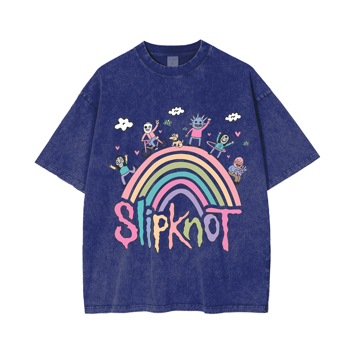 Cute Funny Slipknot  Washed Unisex T-Shirt