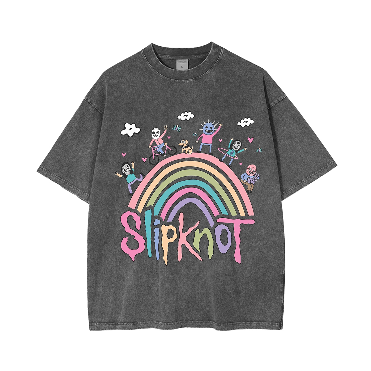 Cute Funny Slipknot  Washed Unisex T-Shirt