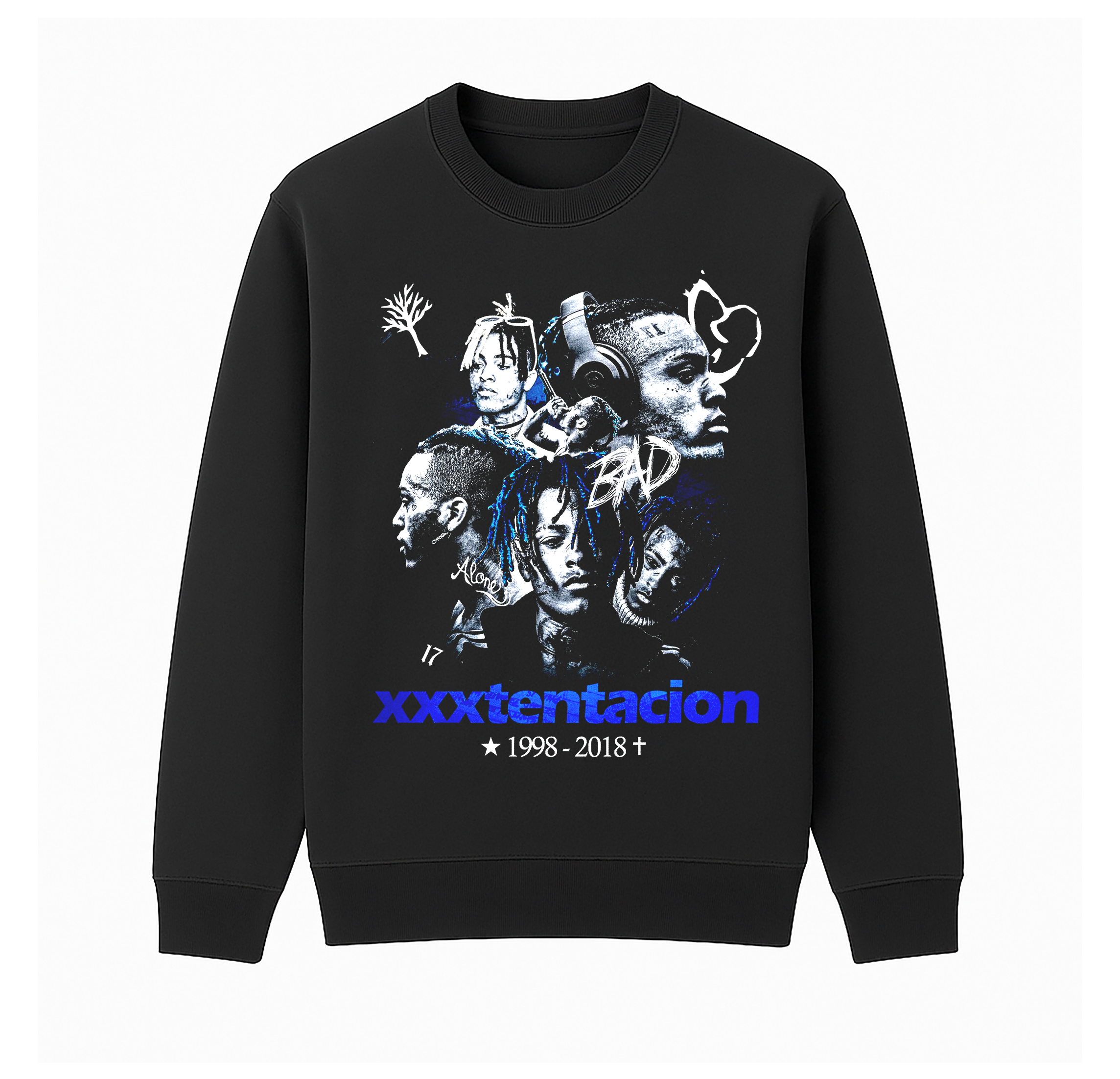 XXXTentacion Unisex Cotton Creneck Sweatshirt