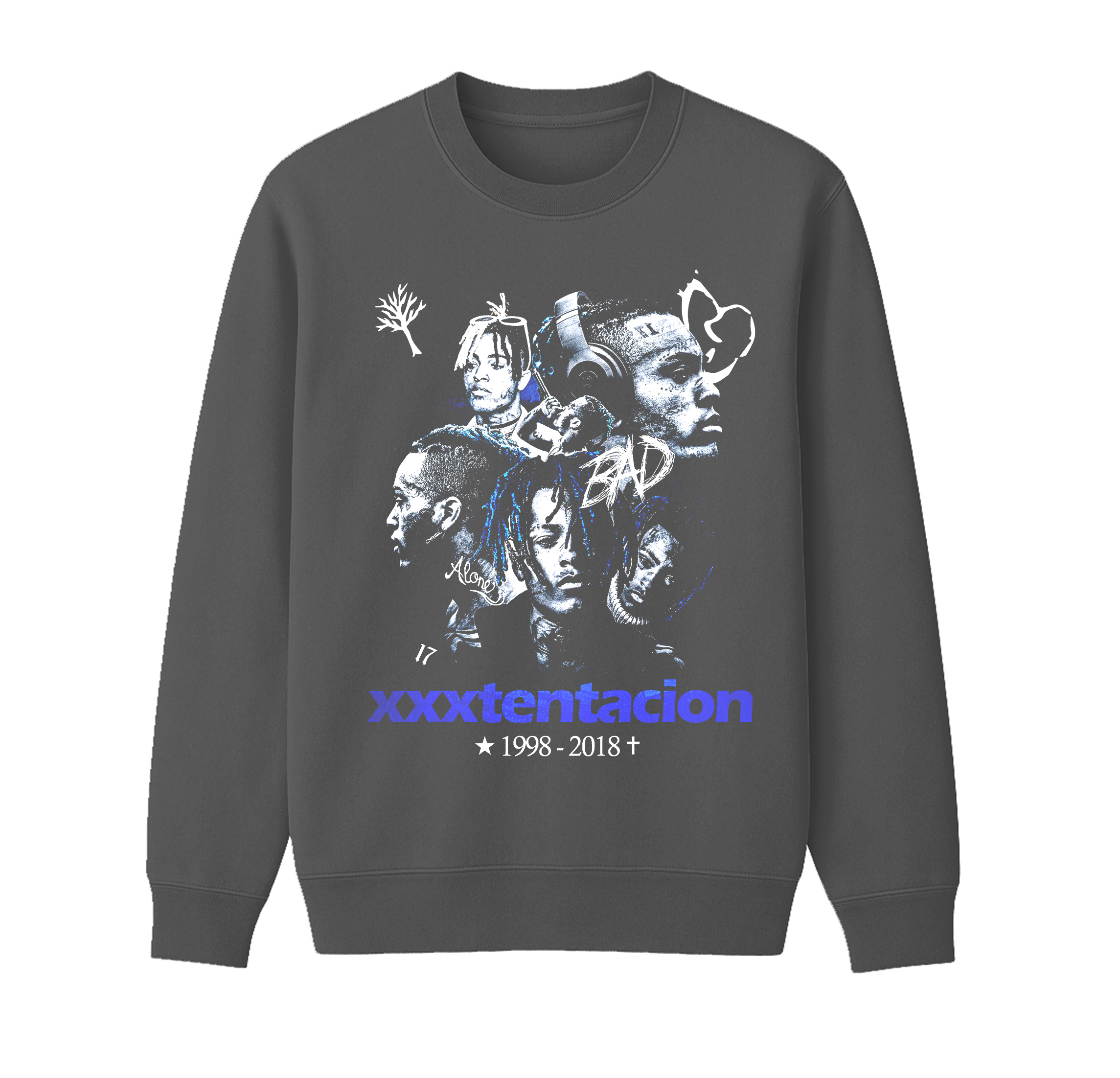 XXXTentacion Unisex Cotton Creneck Sweatshirt
