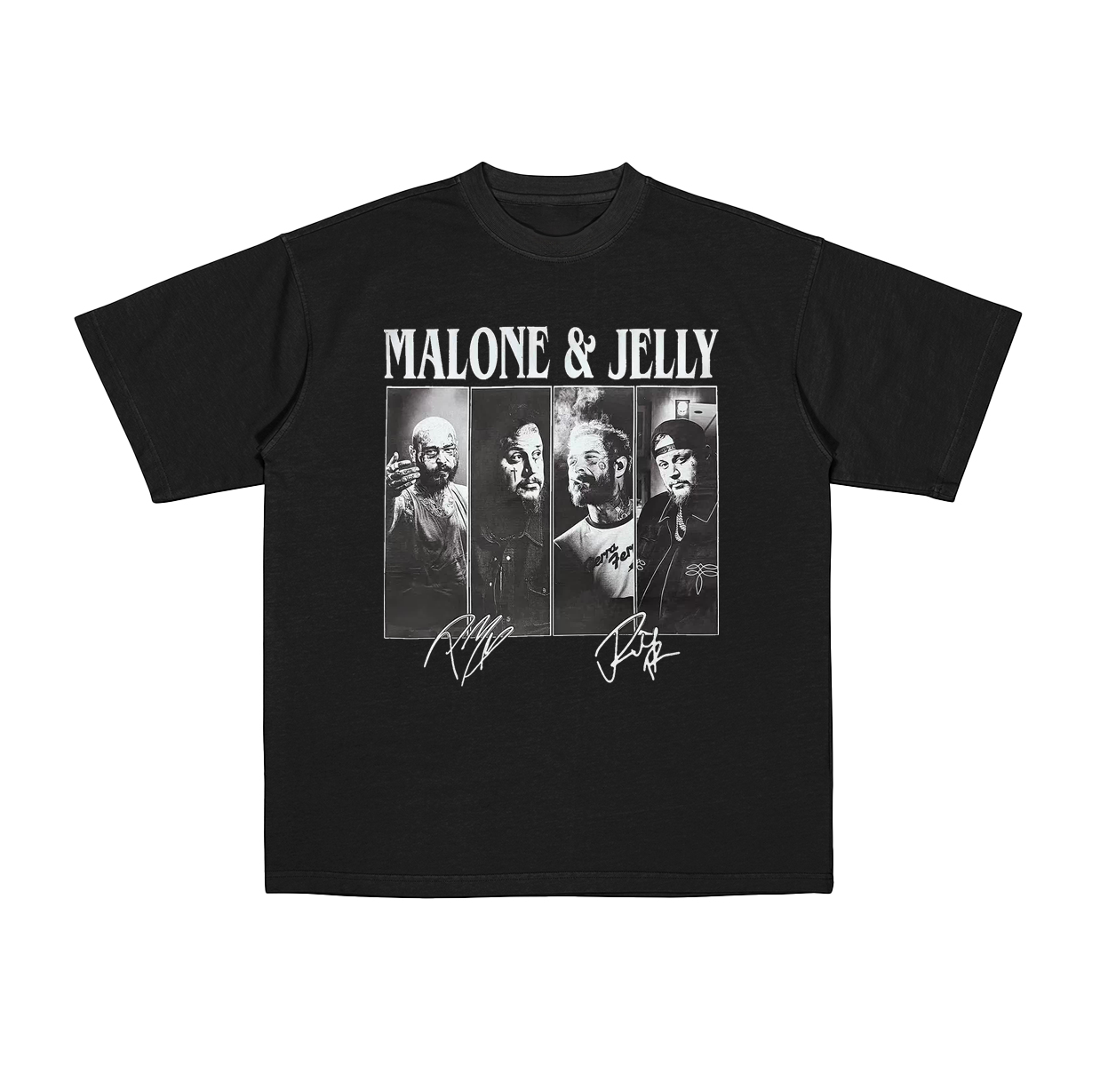 Post Malone and Jelly Roll Cotton Unisex T-shirt