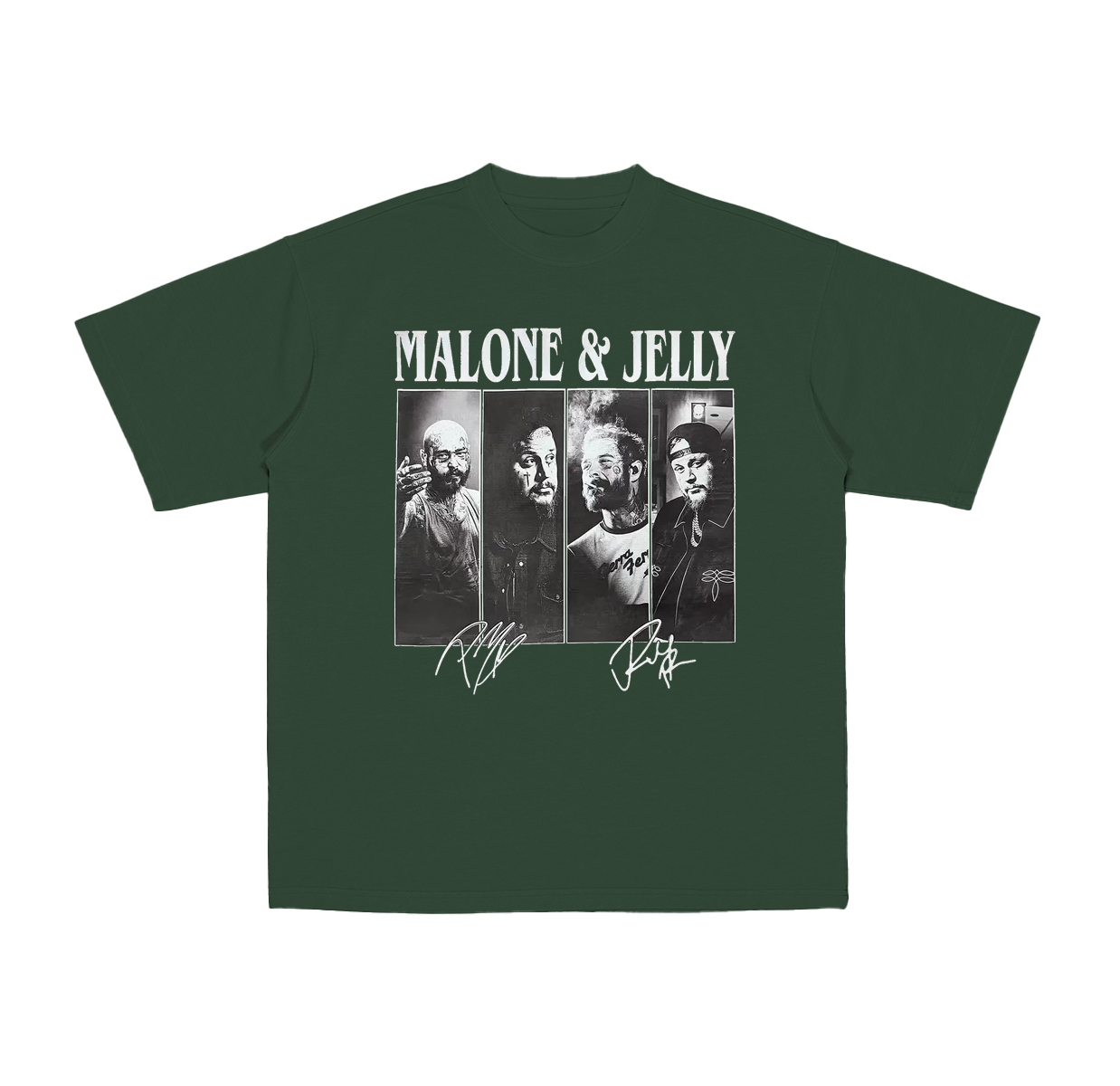Post Malone and Jelly Roll Cotton Unisex T-shirt