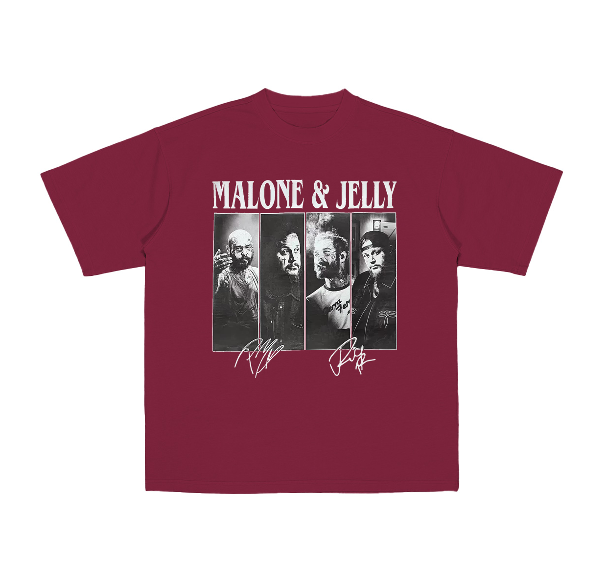 Post Malone and Jelly Roll Cotton Unisex T-shirt
