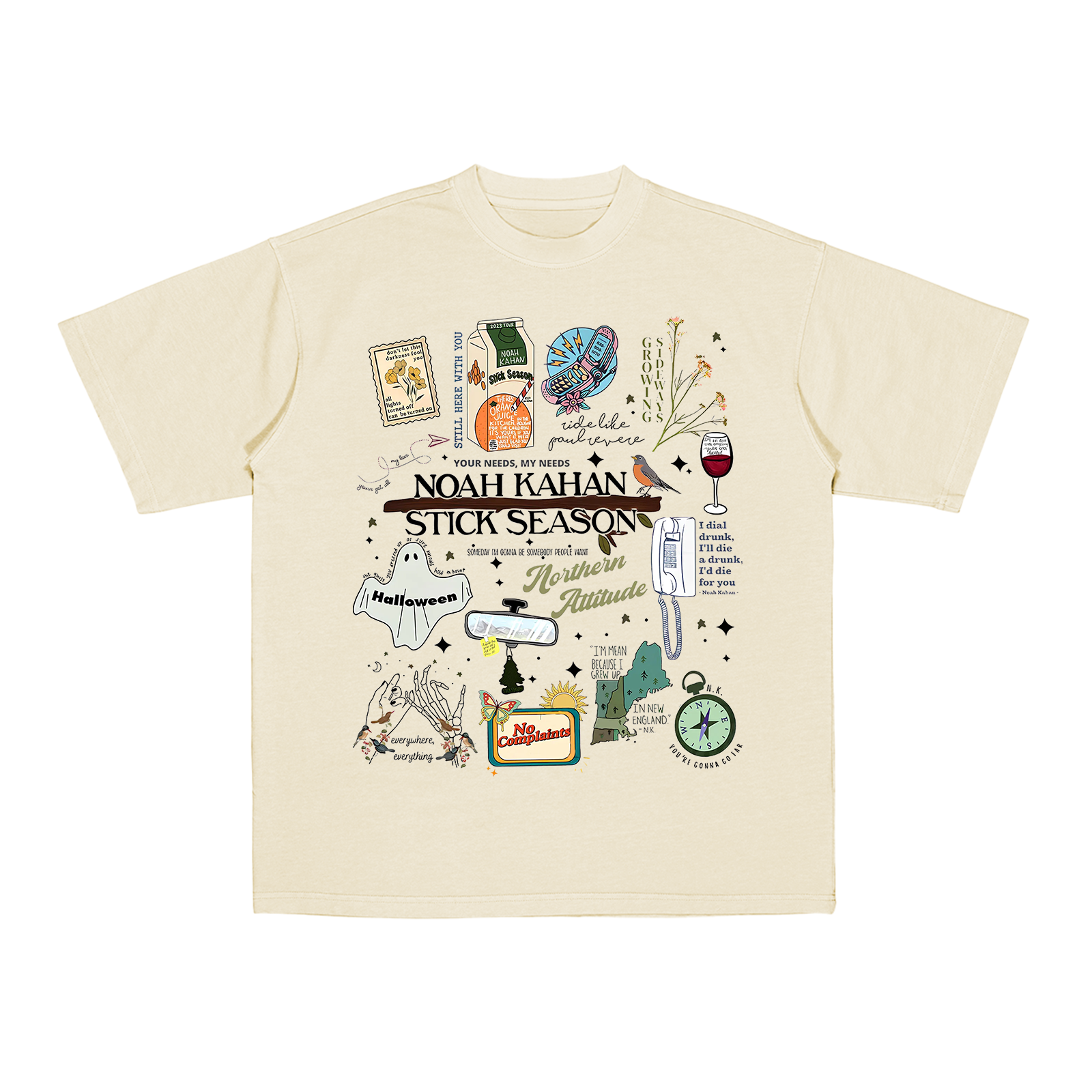 Noah Kahan - Stick Season Cotton Unisex T-shirt
