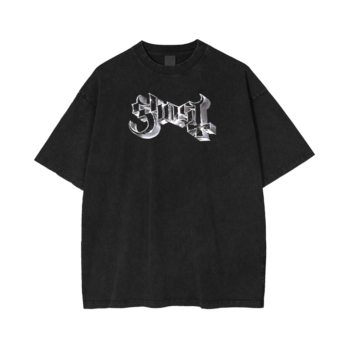 Ghost Skeleton Papa Washed Unisex T-Shirt