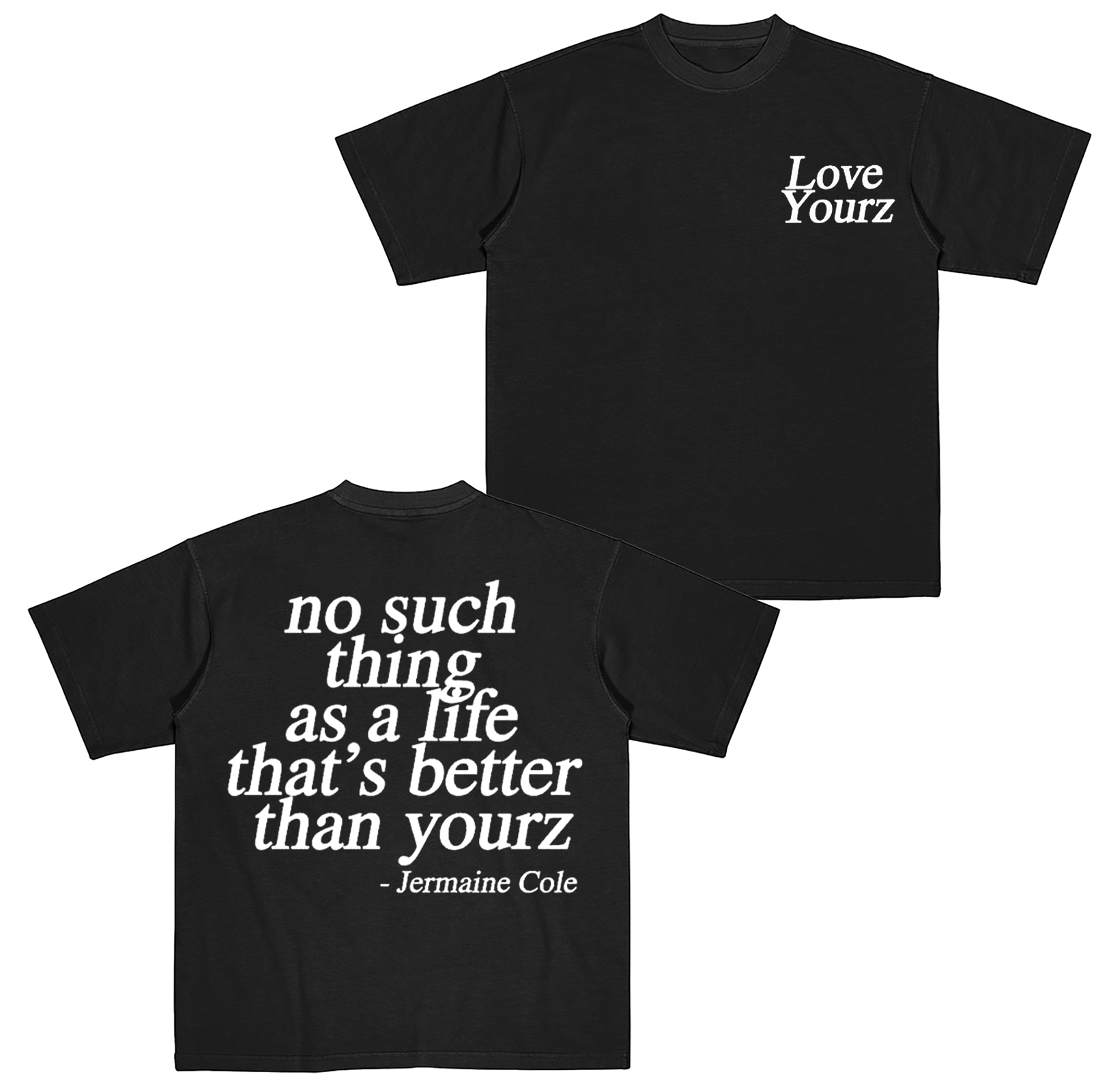 J Cole Dreamville Love Yourz Lyrics Graphic Cotton Unisex T-shirt