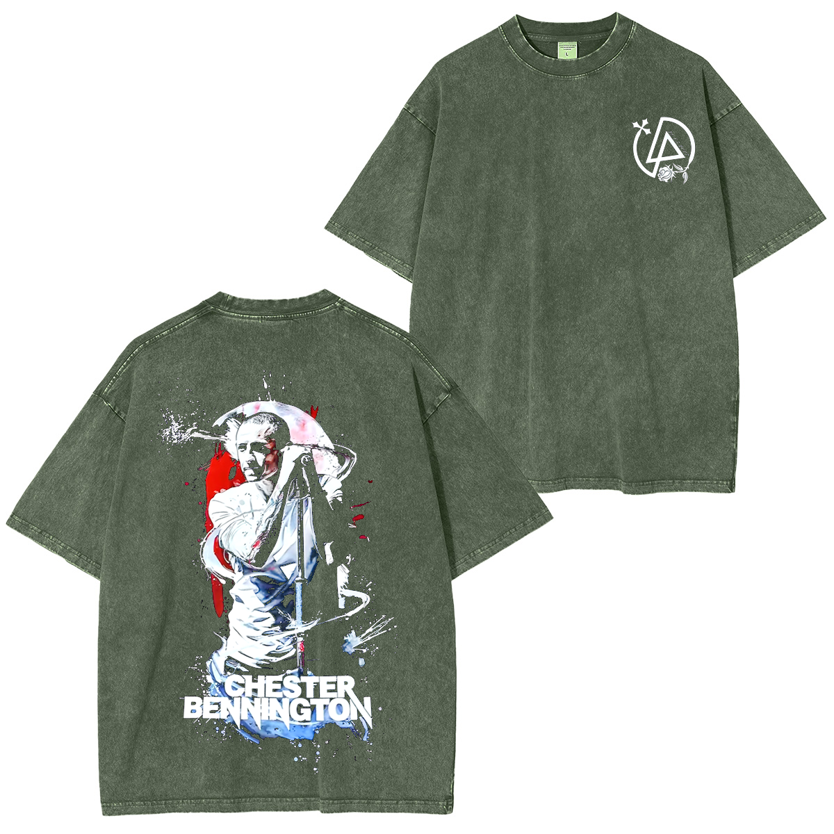 Chester Bennington,Linkin Park Washed Unisex T-Shirt