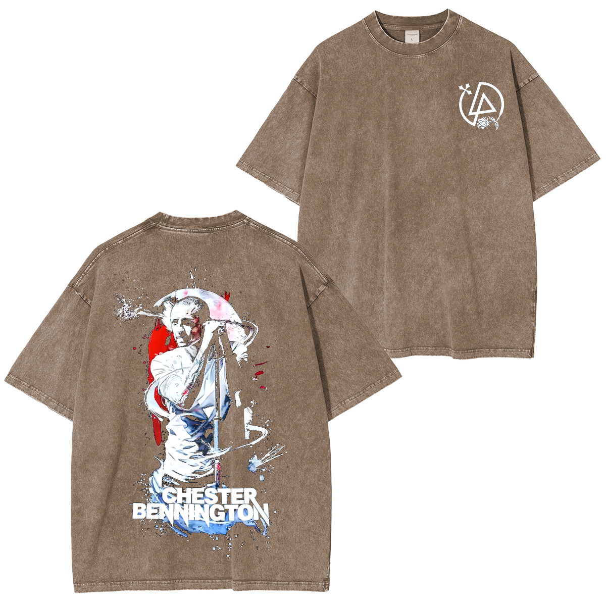 Chester Bennington,Linkin Park Washed Unisex T-Shirt