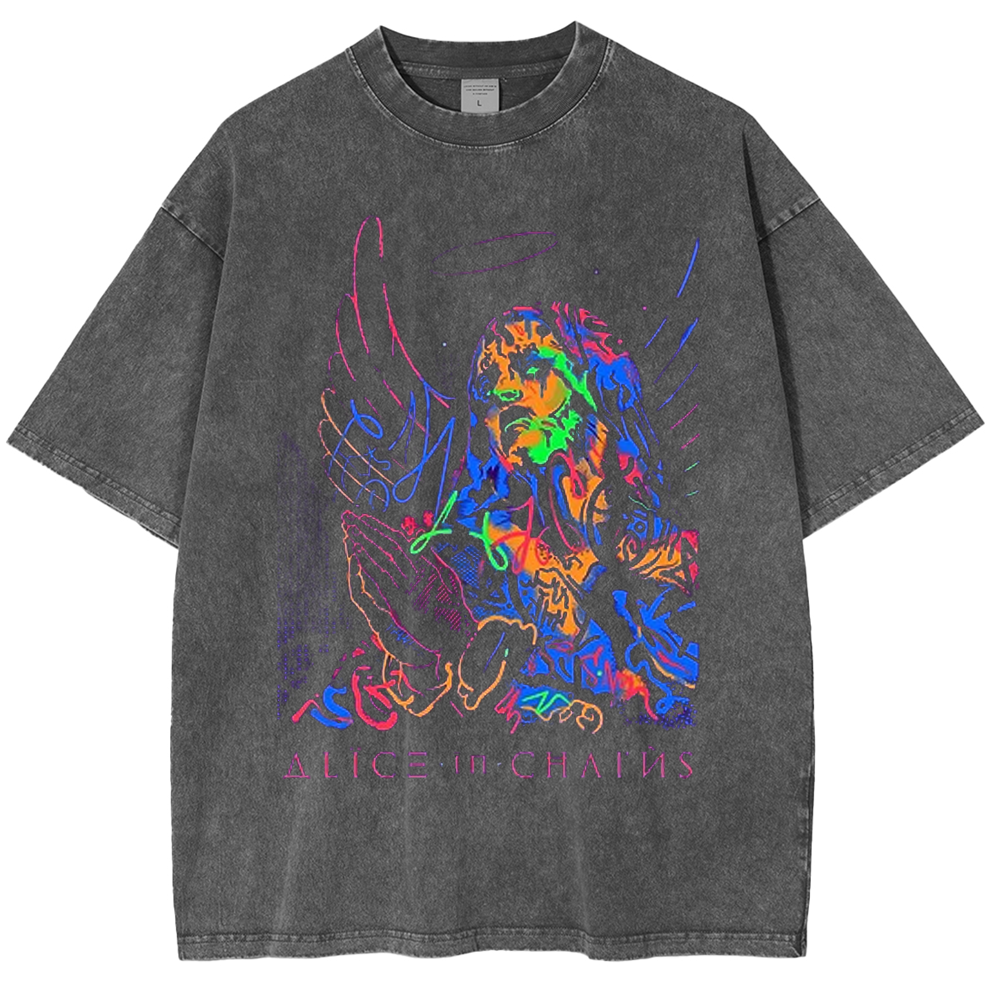 Alice in Chains Angel Unisex Washed T-Shirt