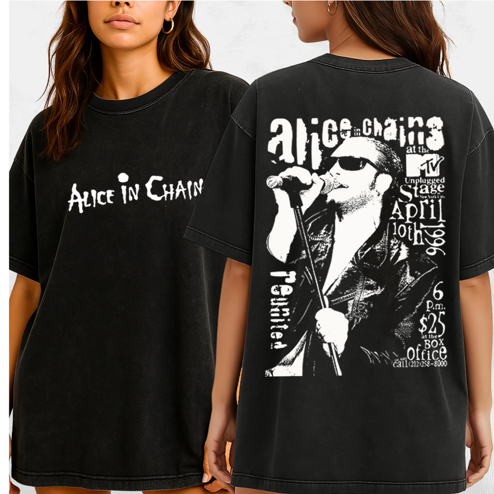 Vintage Alice In Chains Unisex Washed T-Shirt