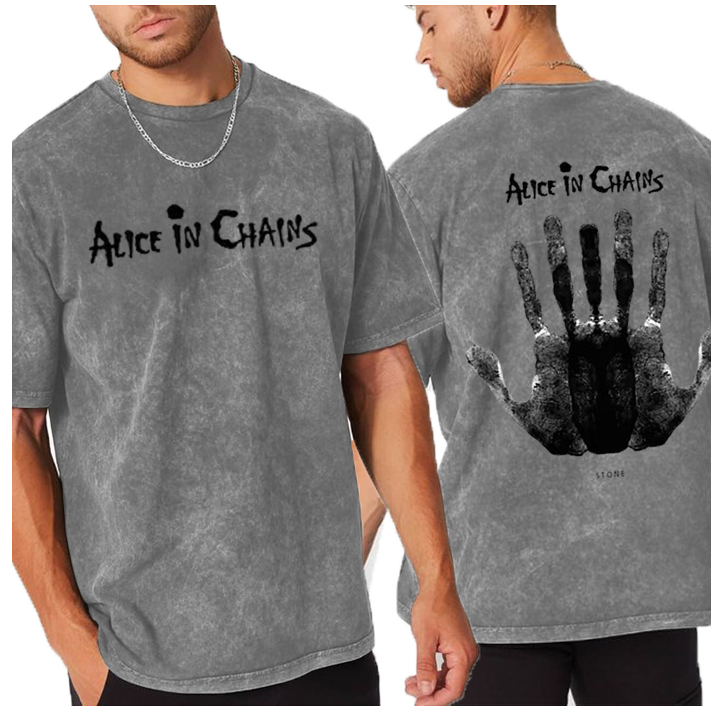 Alice in Chains - Stone Album Unisex Washed T-Shirt