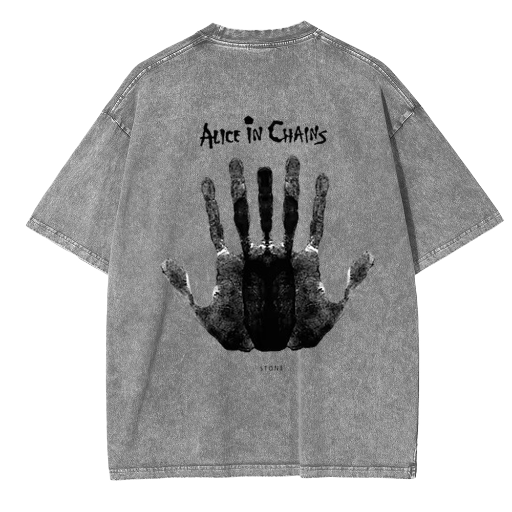 Alice in Chains - Stone Album Unisex Washed T-Shirt