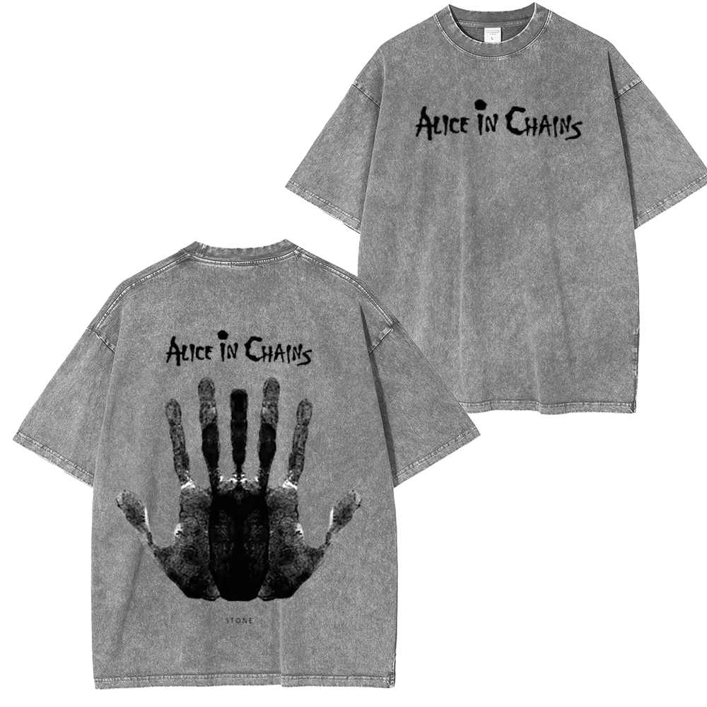 Alice in Chains - Stone Album Unisex Washed T-Shirt