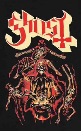 Ghost Magician Noah Cutter Meihoff Magic Skeletons Unisex Washed T-Shirt