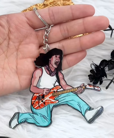 Eddie Van Halen keychains/keychains, backpack charms