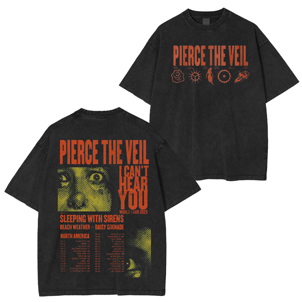Pierce The Veil I Can’t Hear You Washed Unisex T-Shirt