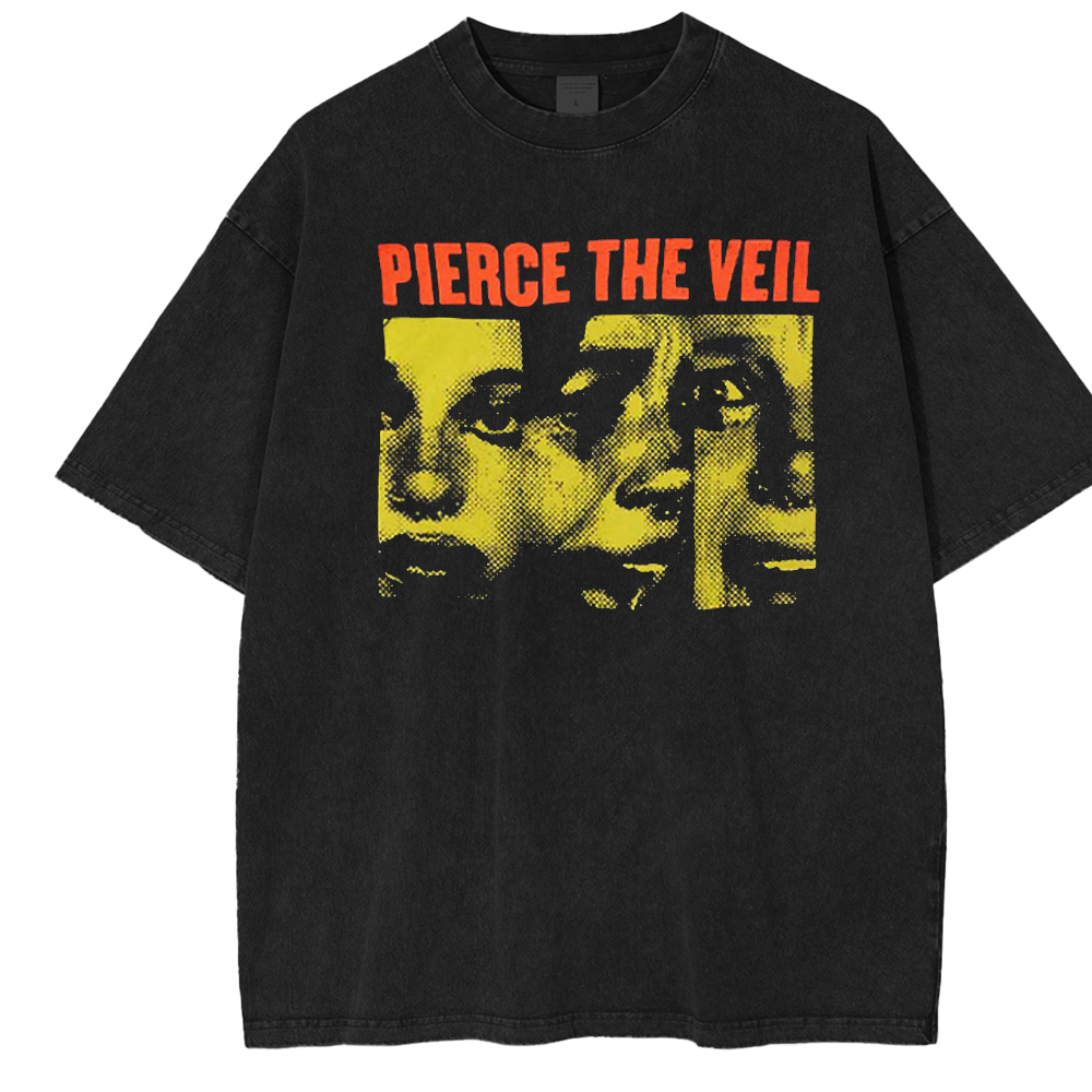 Pierce The Veil I Can’t Hear You Tour 2025 Merchandise Two Sides Washed Unisex T-Shirt