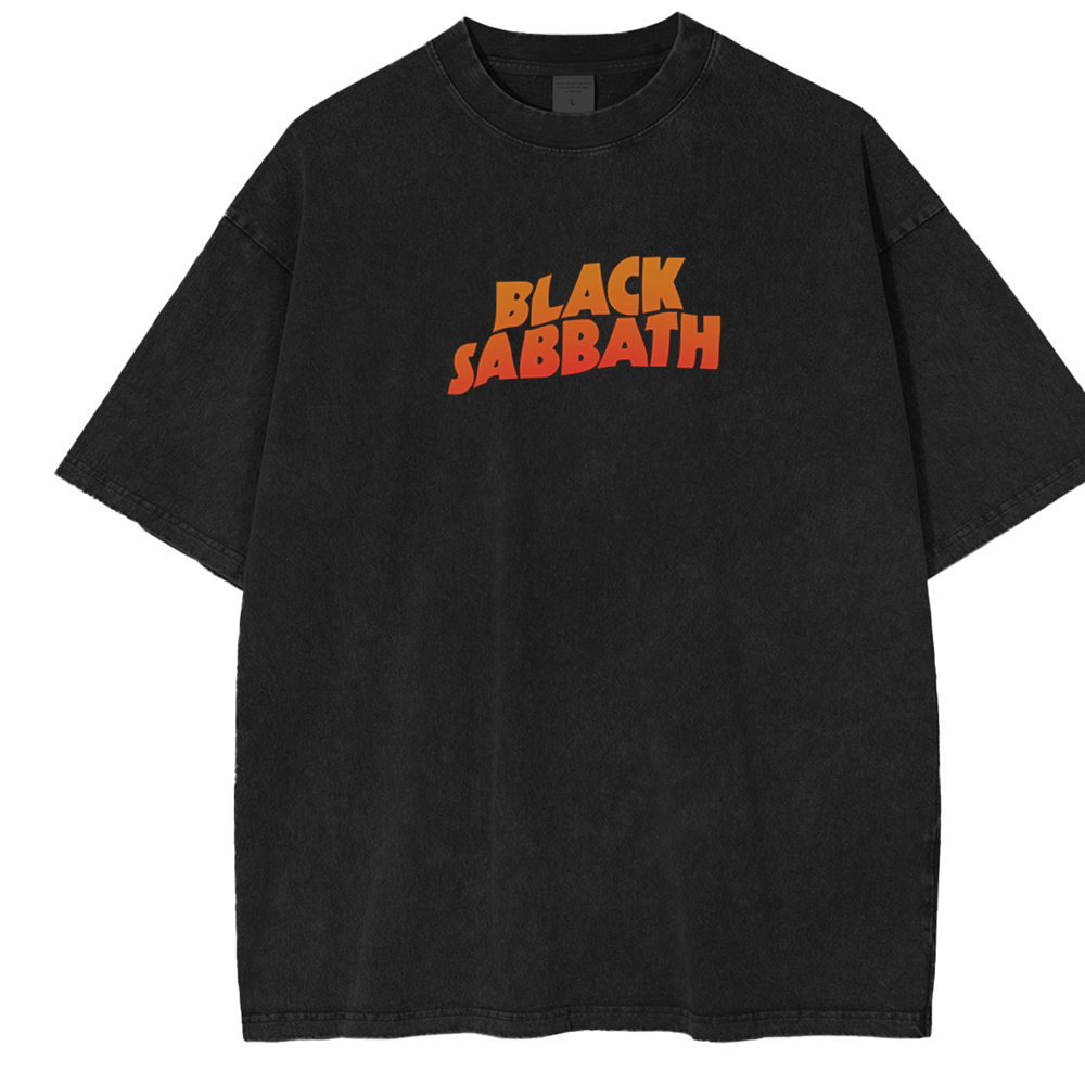 Black Sabbath Tribute Washed Unisex T-Shirt
