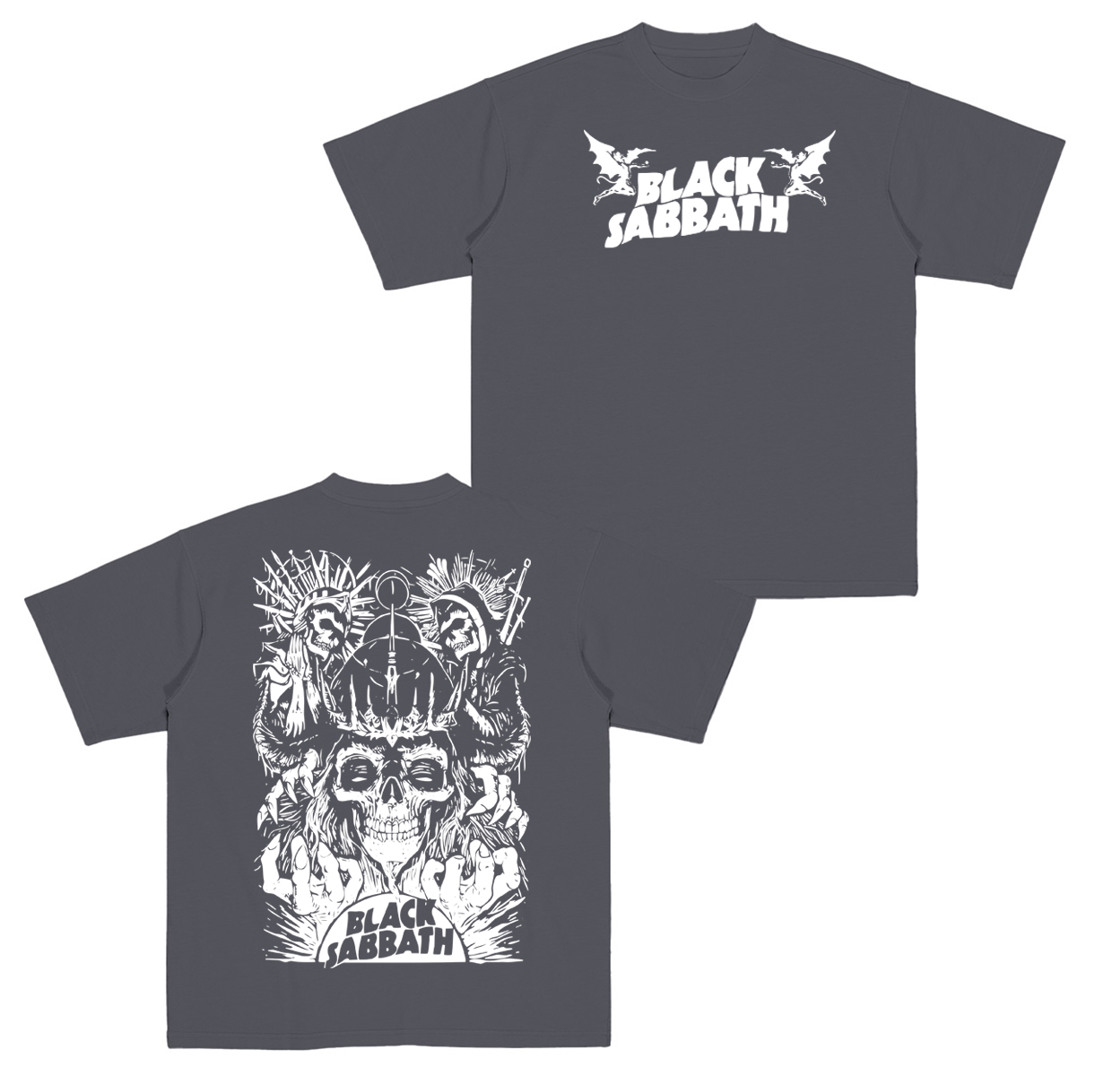 Baju atasan tengkorak terlaris BLACK SABBATH Unisex T-Shirt