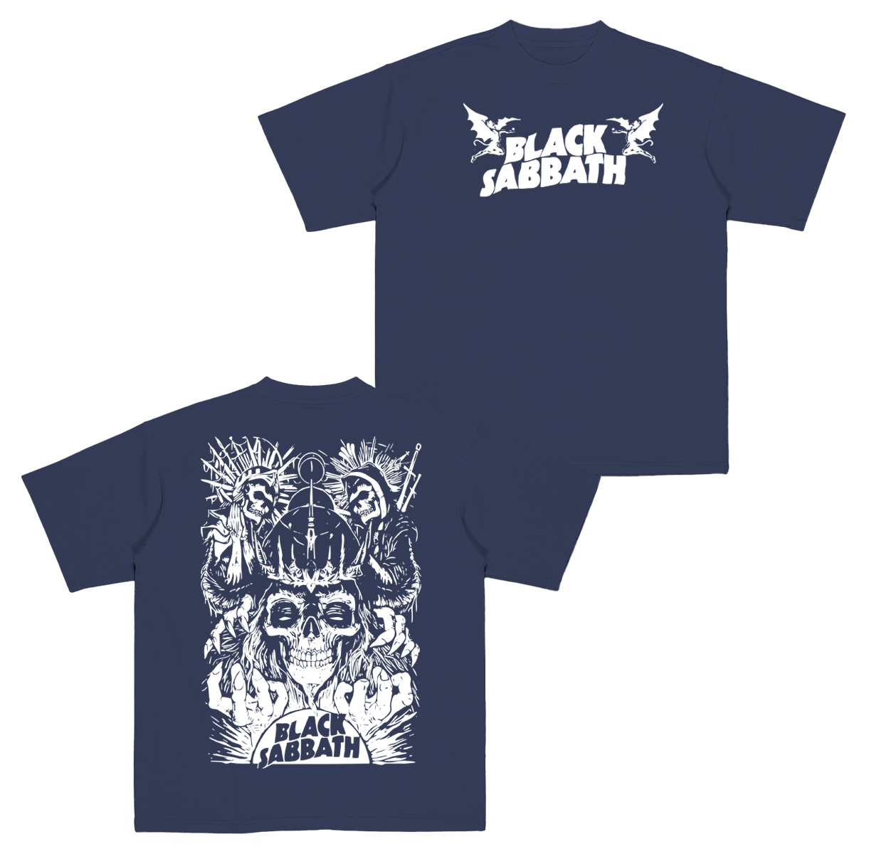 Baju atasan tengkorak terlaris BLACK SABBATH Unisex T-Shirt