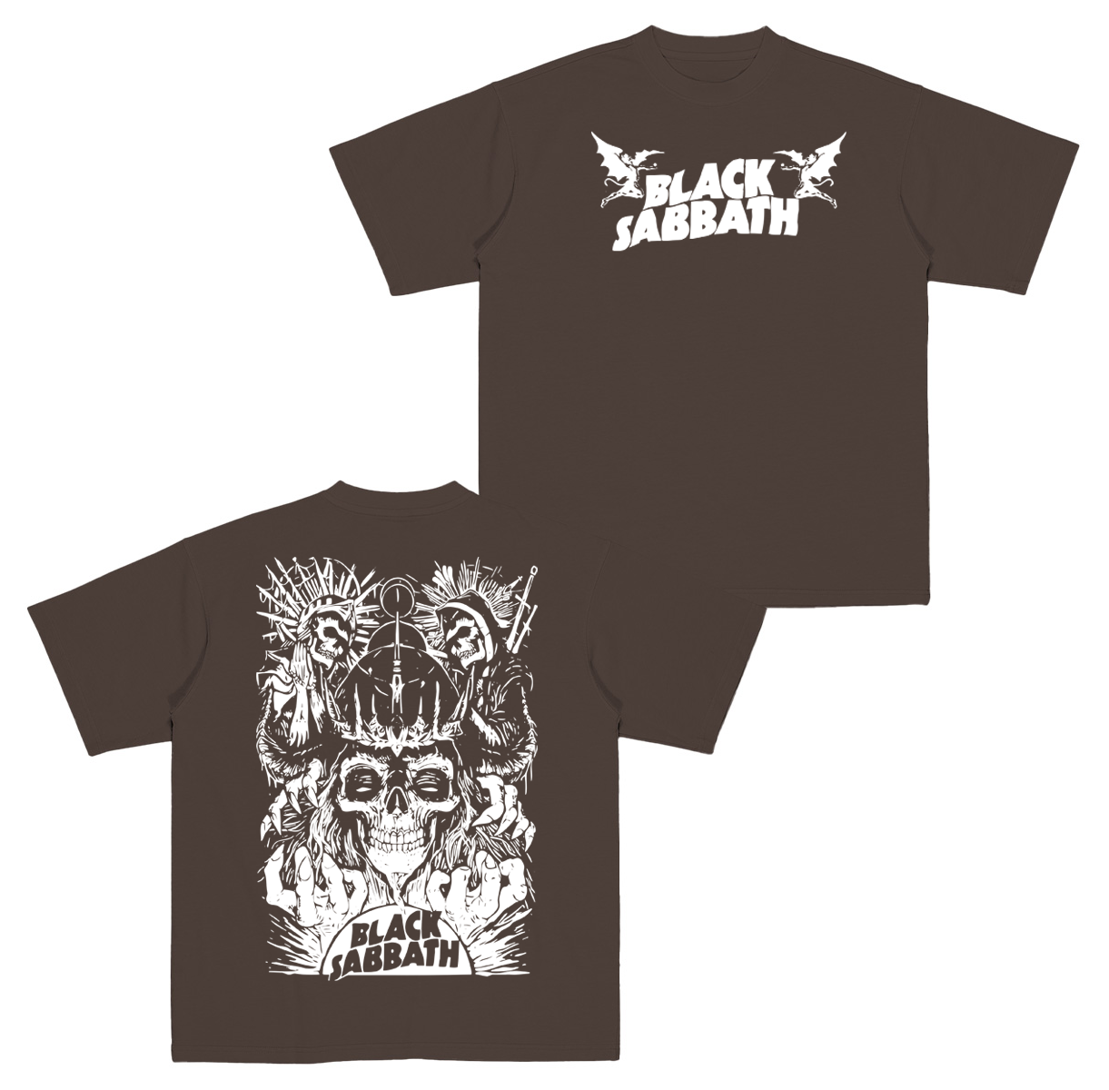 Baju atasan tengkorak terlaris BLACK SABBATH Unisex T-Shirt