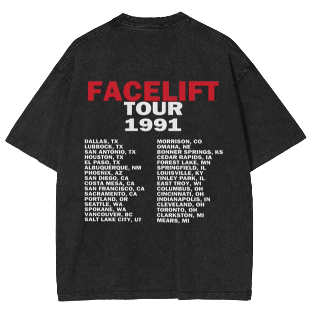 ALICE IN CHAINS - 'Facelift'  Washed Unisex T-Shirt