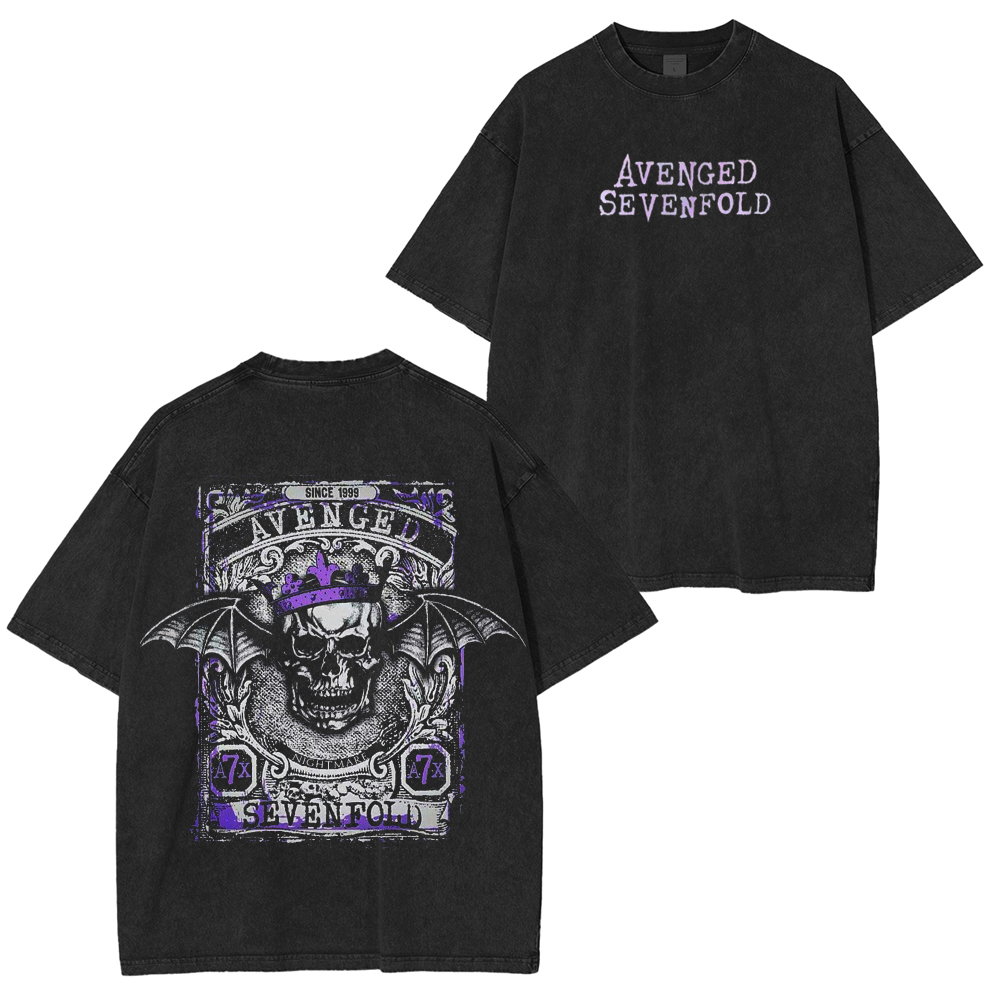 Avenged Sevenfold Heavy Metal Washed Unisex T-Shirt