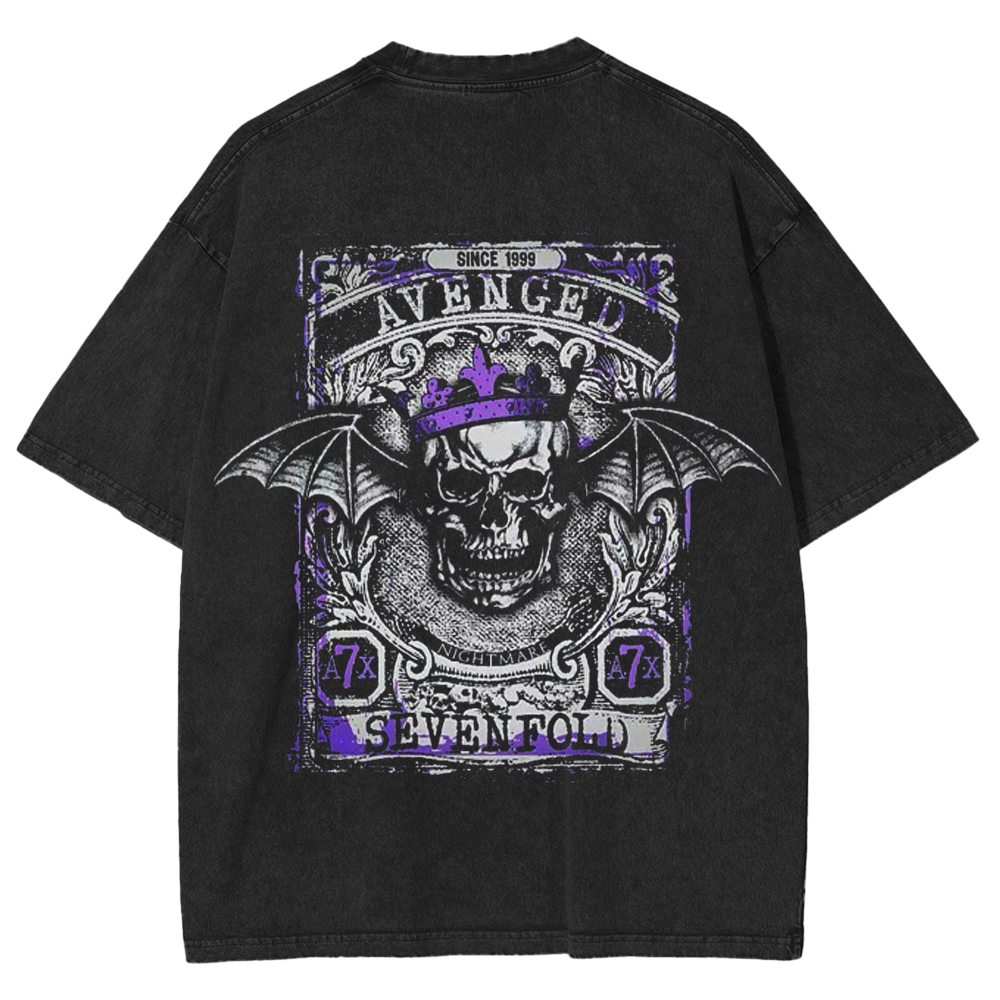 Avenged Sevenfold Heavy Metal Washed Unisex T-Shirt