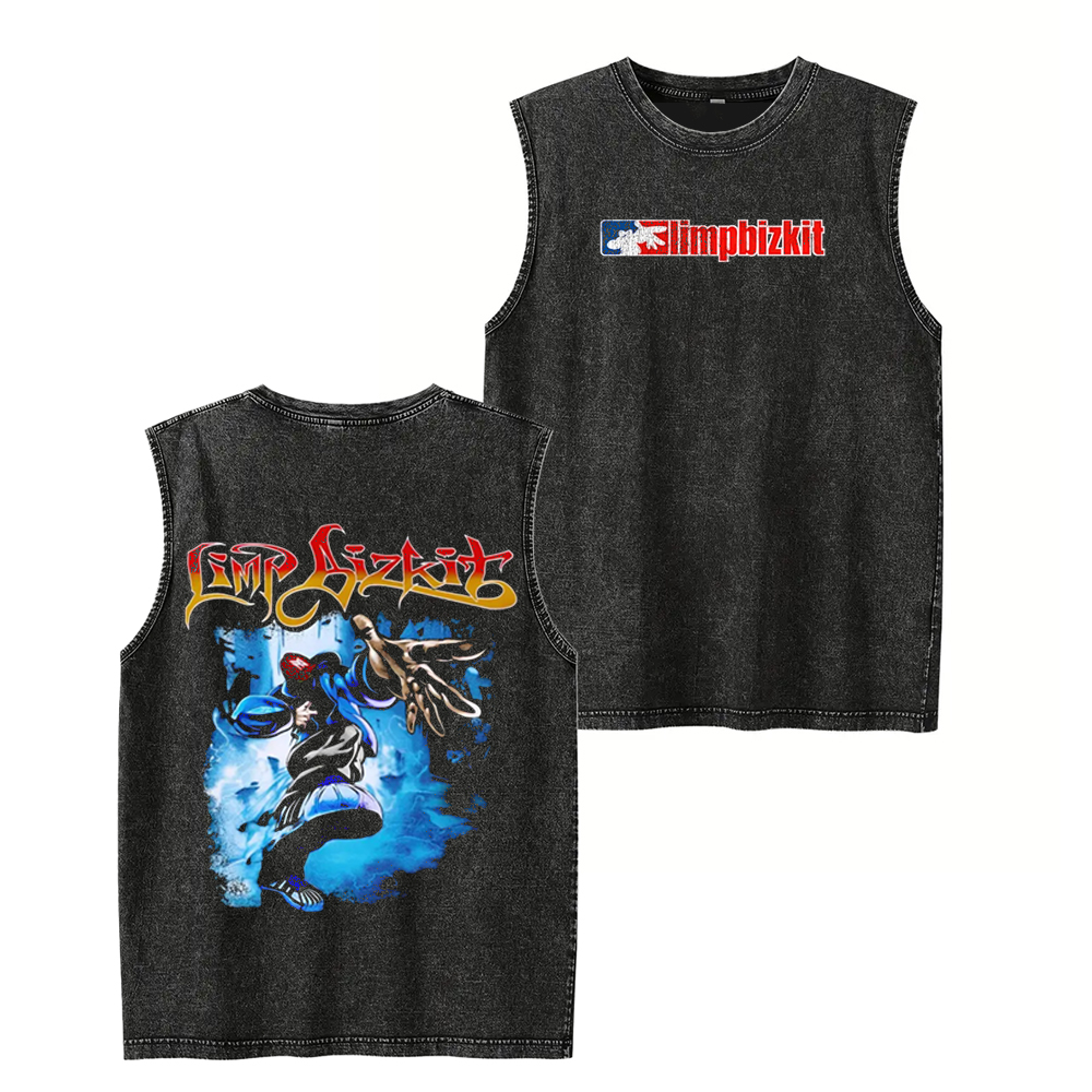 Limp Bizkit Unisex Washed Tank Top