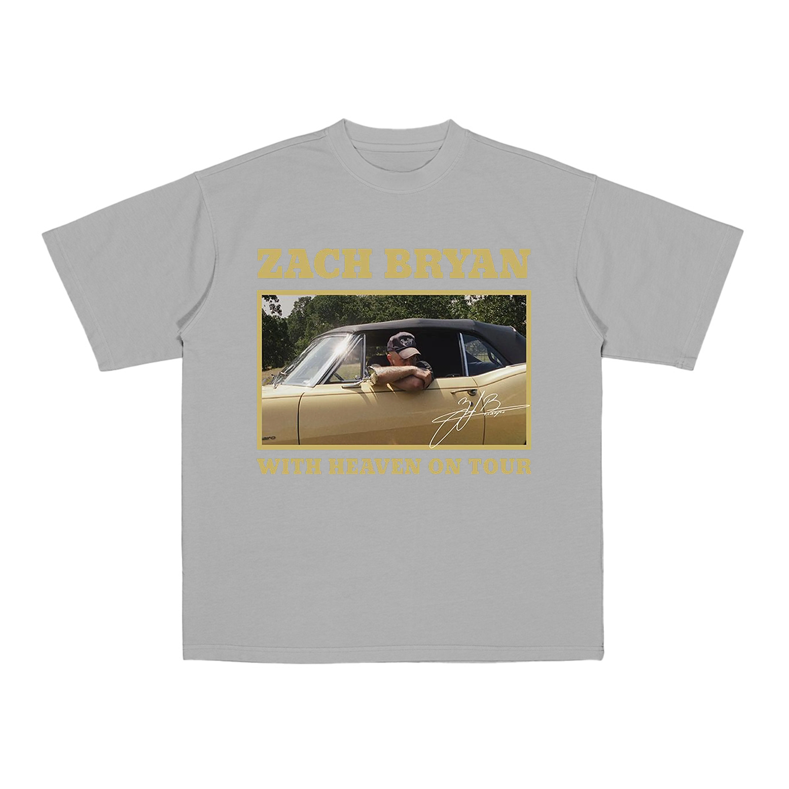 Zach Bryan With Heaven On Tour 2026 Cotton Unisex T-shirt