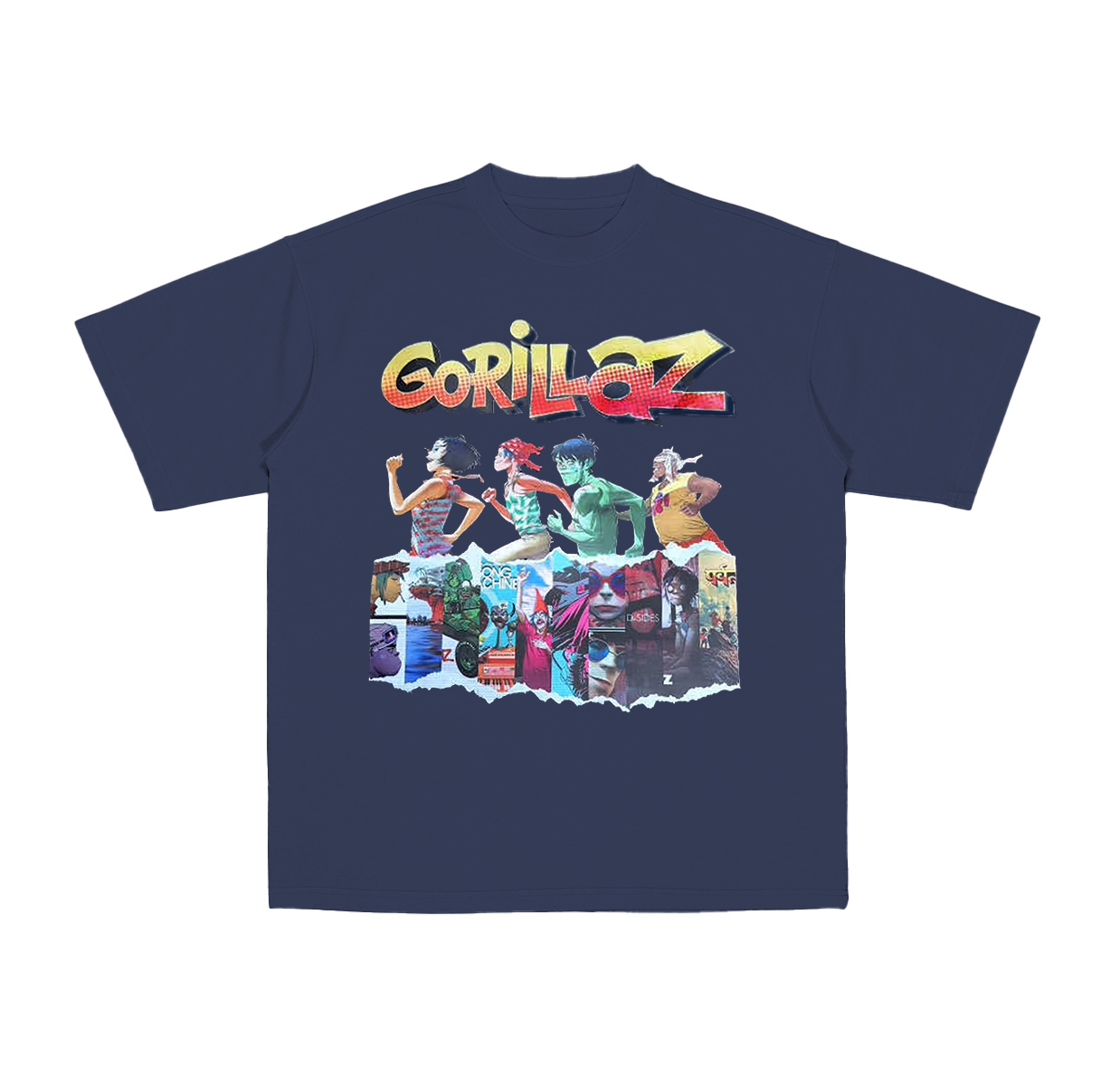 Gorillaz Fan Cotton Unisex T-shirt